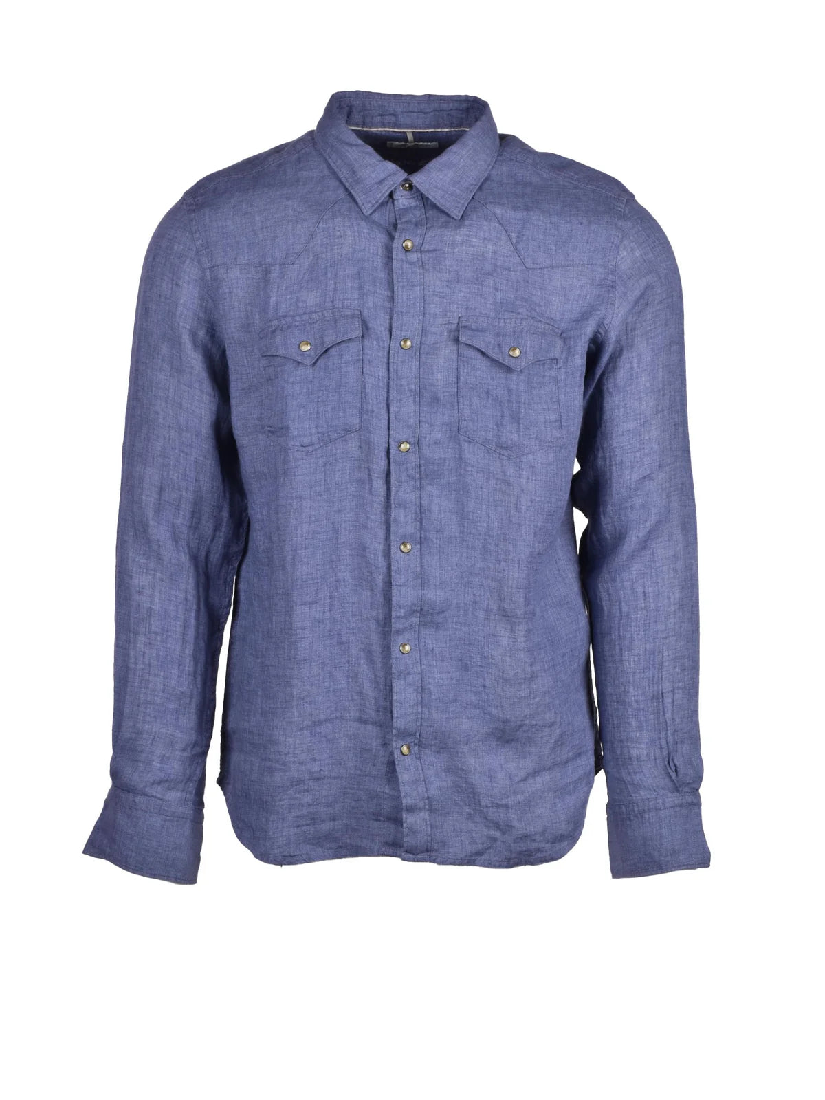 Alley Docks 963 Camicia Lino - Blu
