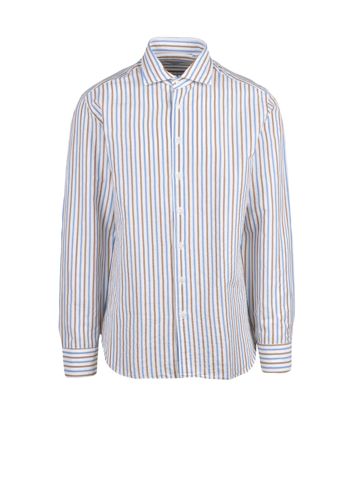Tailored Manufacturing* Cotton Shirt - Cream