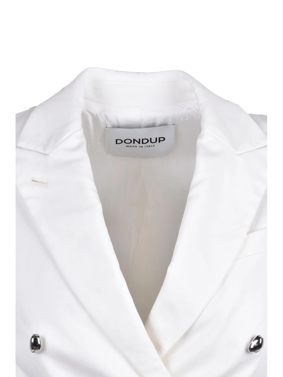 Dondup Giacca Doppiopetto Gioiello - Bianco