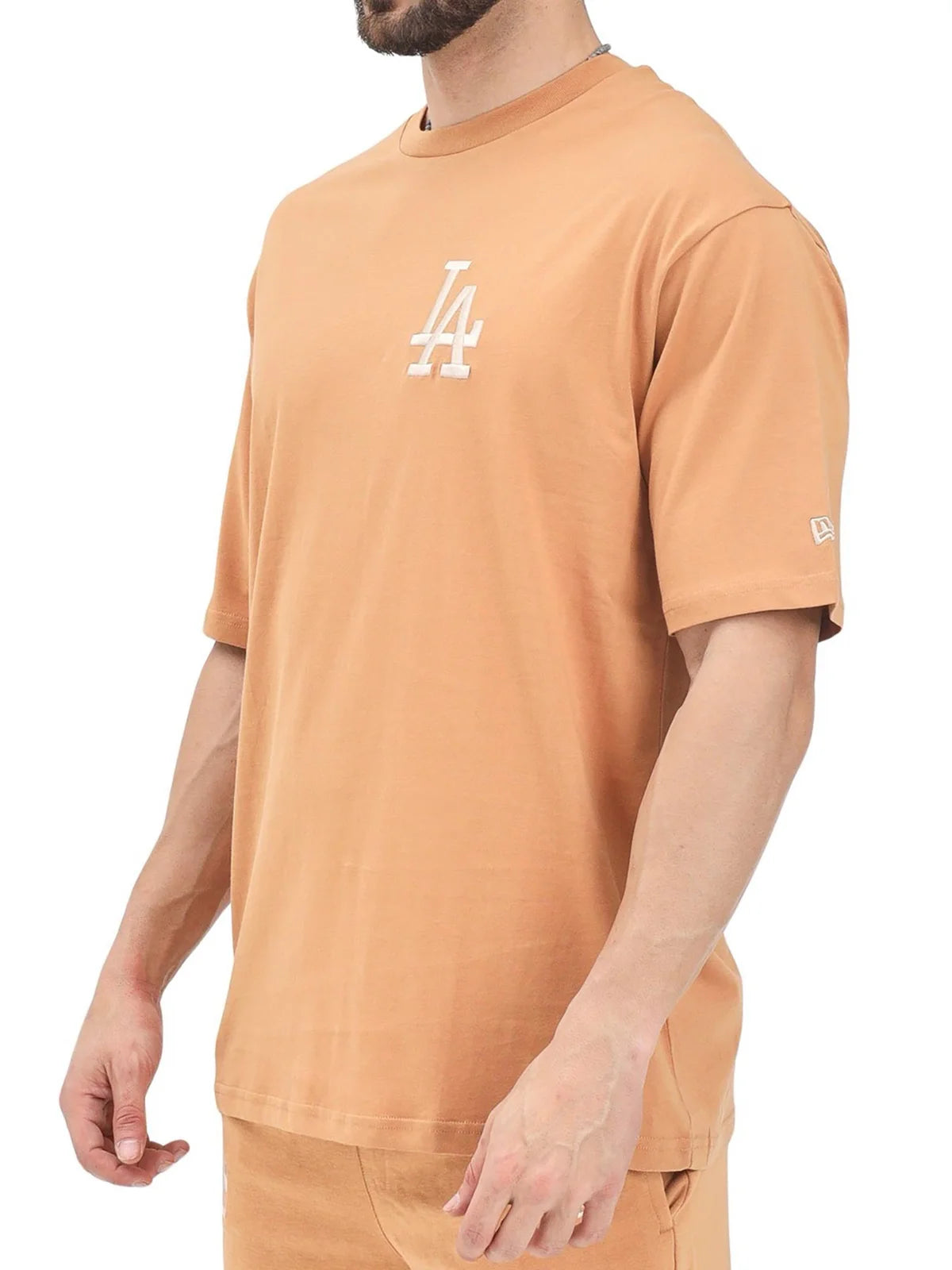 Men's New Era T-shirt - Black/Orange