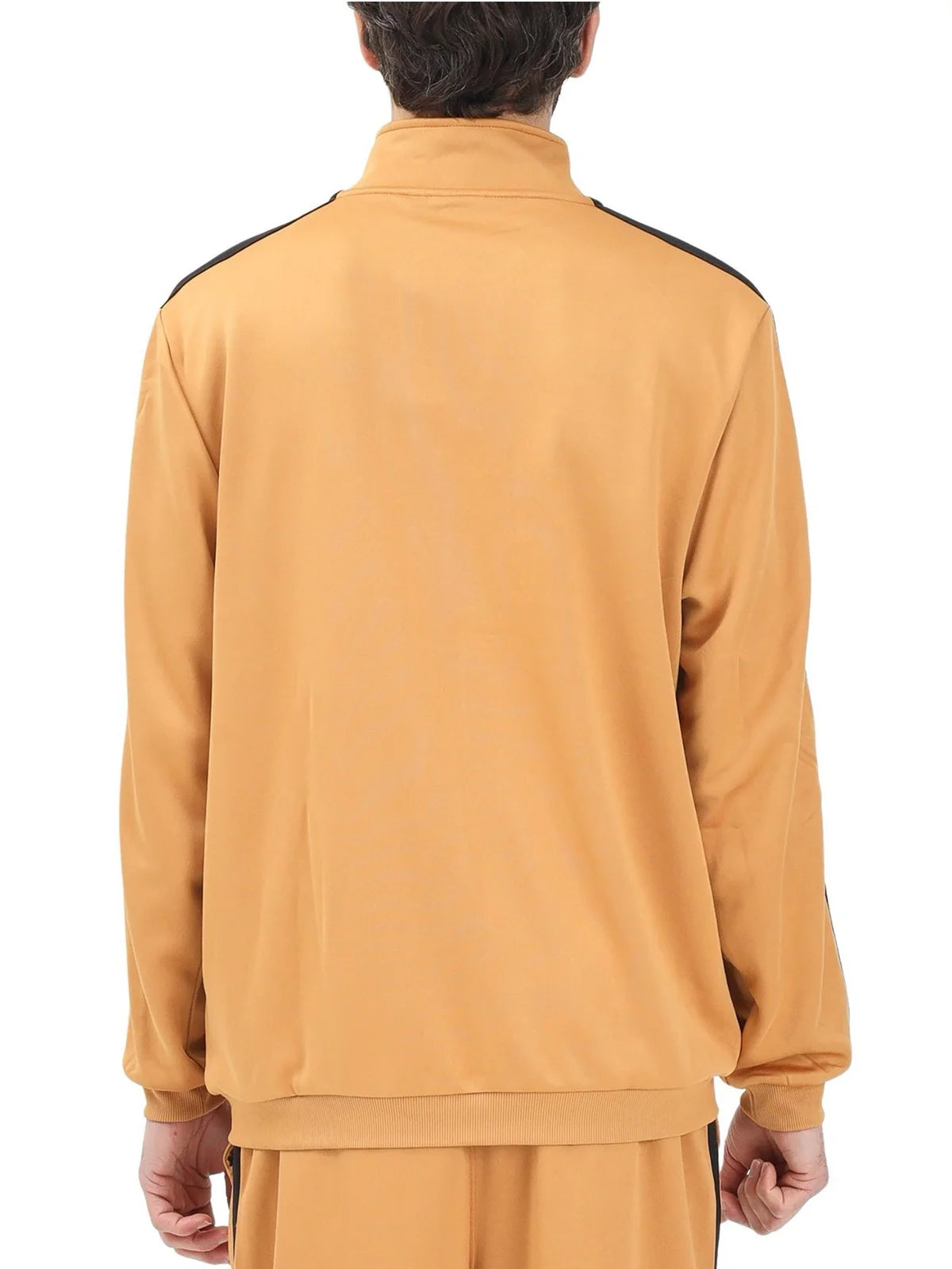 New Era Felpa Uomo con Zip - Nero/Arancio