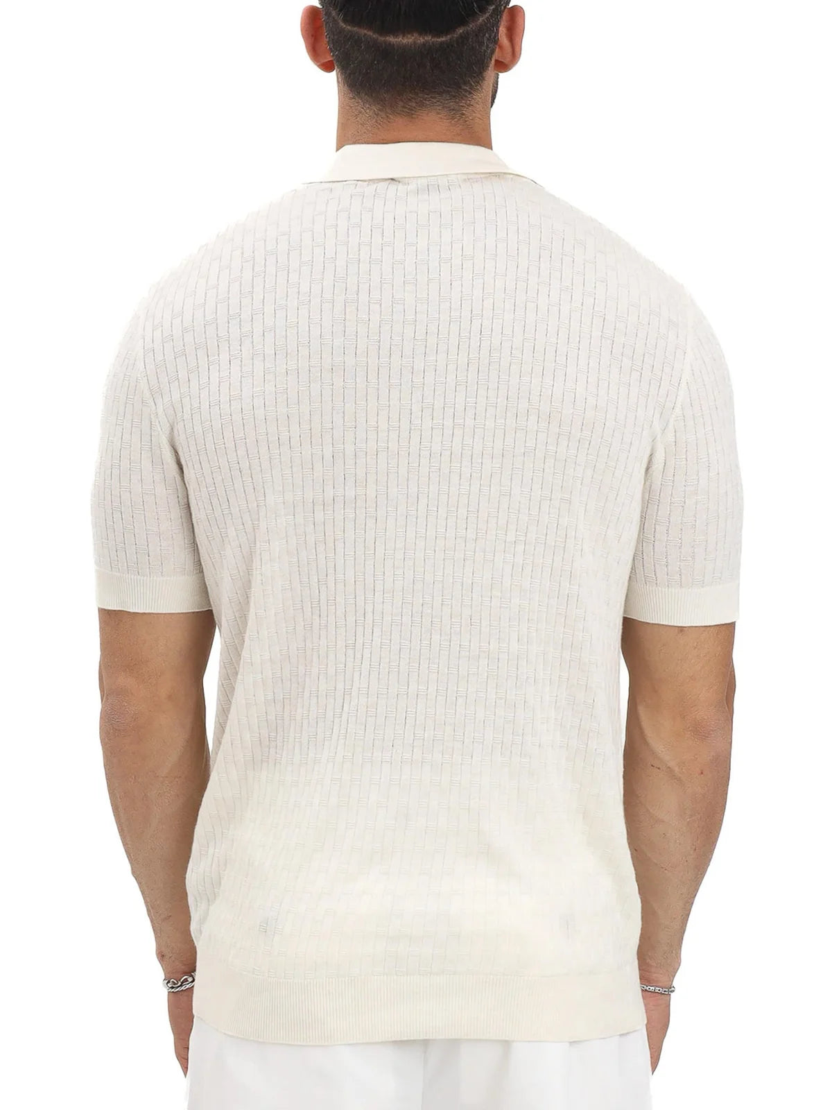 Selected Maglia Polo in Maglia - Bianco