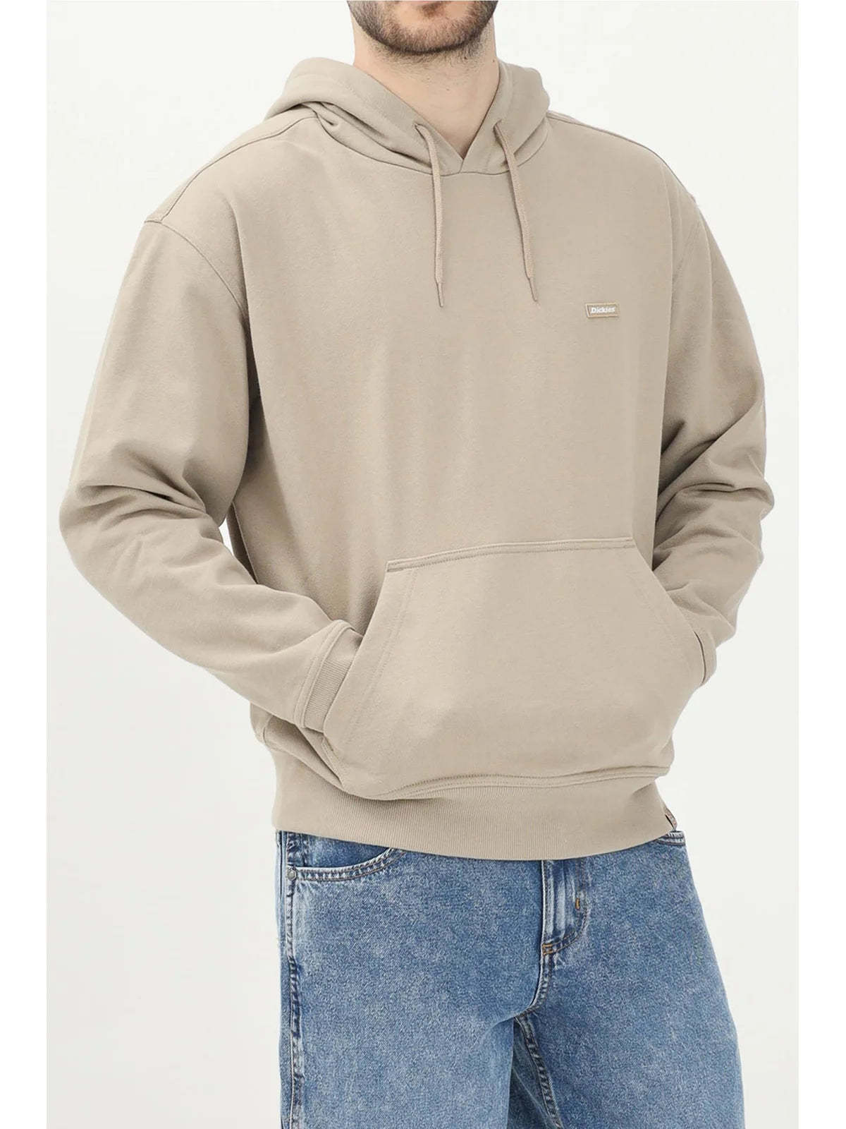 Dickies Felpa con Cappuccio Cotone/Poliestere - Grigio