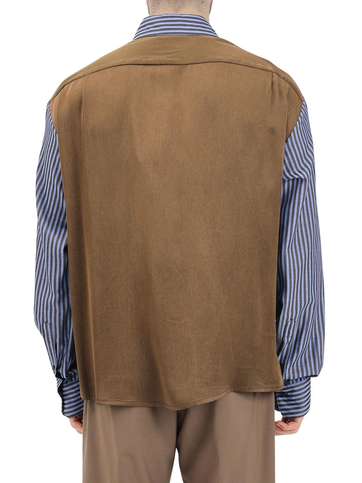 Yes London Camicia - Marrone/Celeste