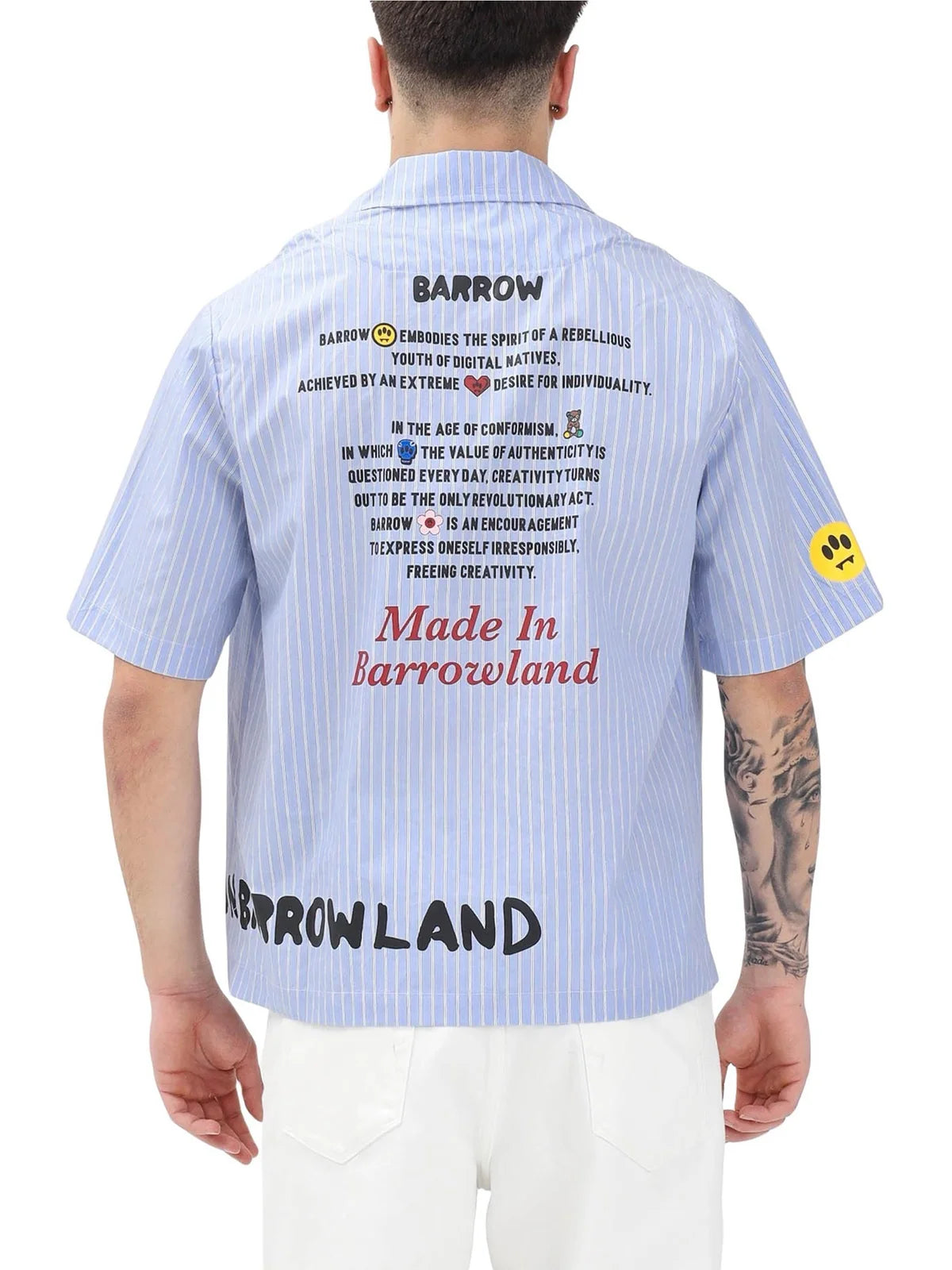 Barrow Camicia Cotone - Celeste