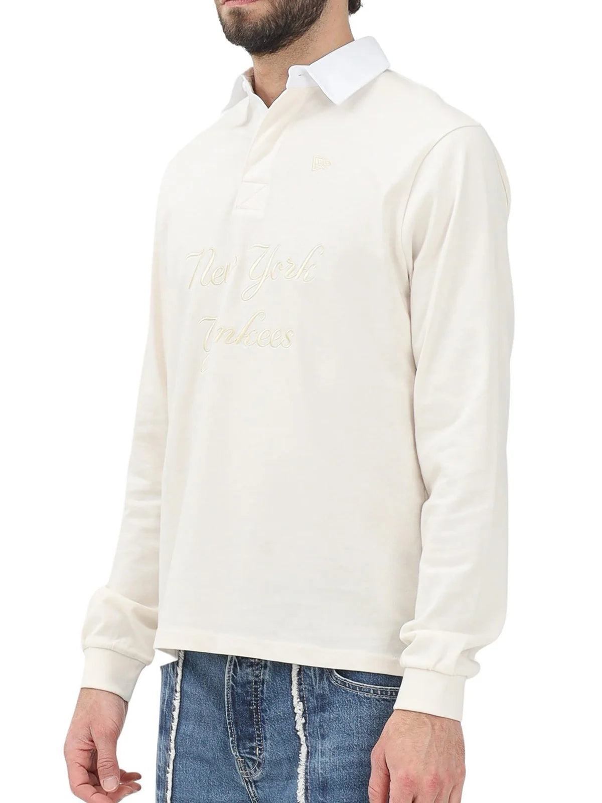 New Era Polo Cotone - Bianco