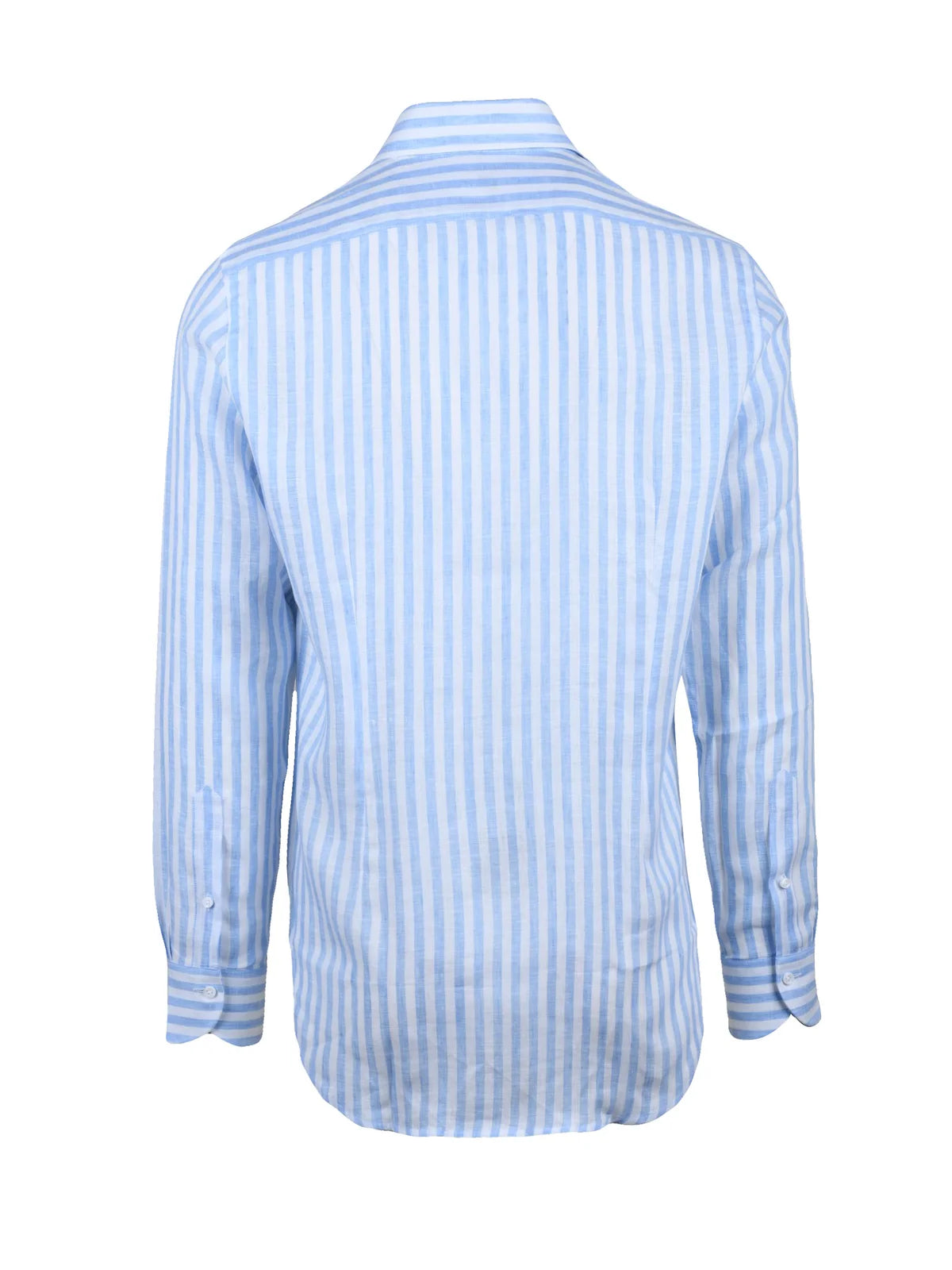 Carrel Camicia Lino - Bianco/Celeste