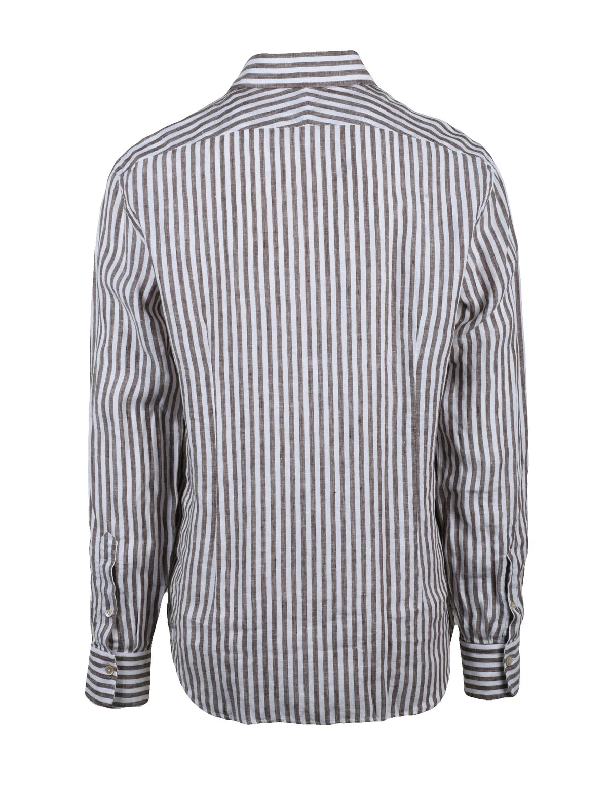 Alessandro Gherardi Camicia in Lino - Beige/Brown