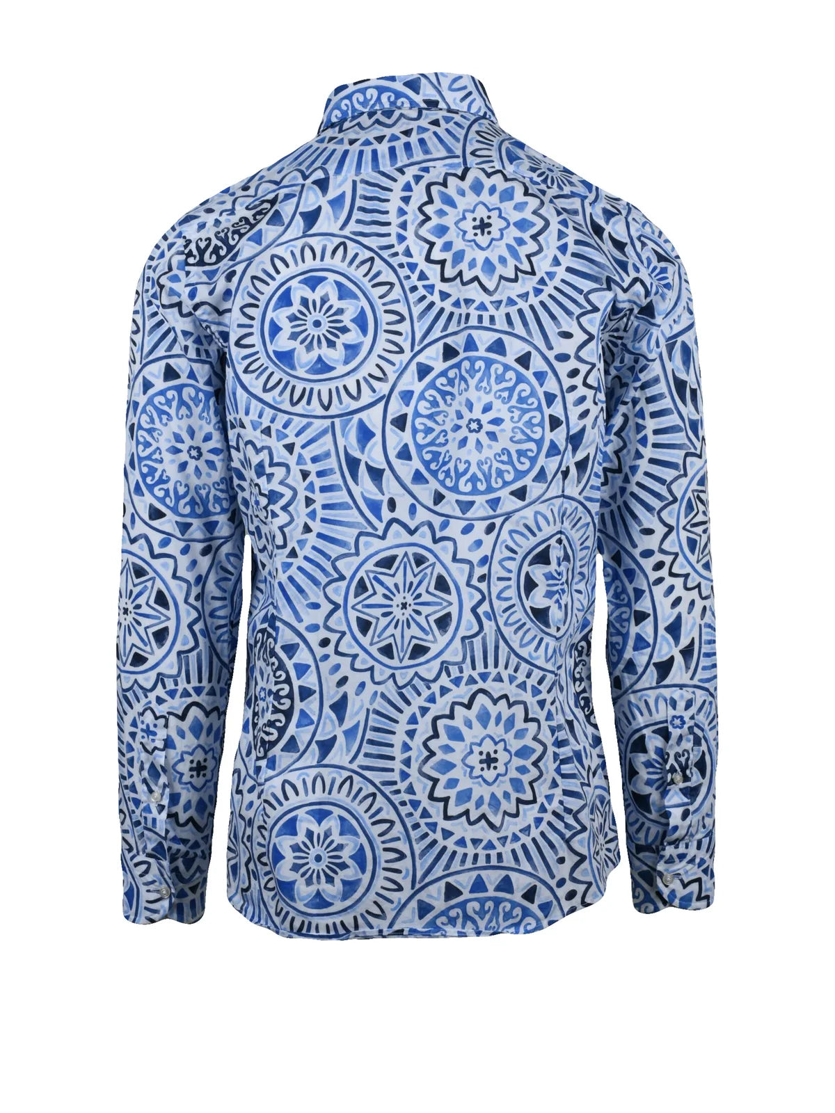 Altemflower Camicia Righe - White/Sky Blue