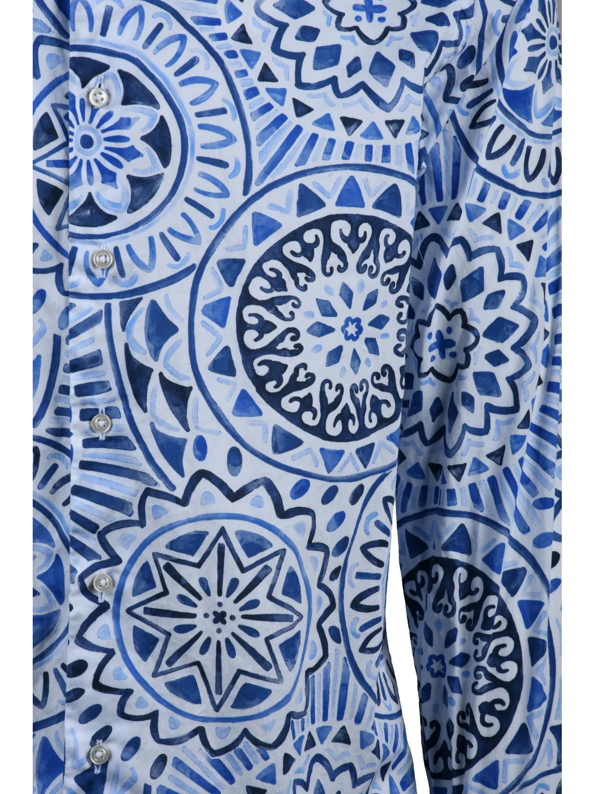 Altemflower Camicia Righe - White/Sky Blue