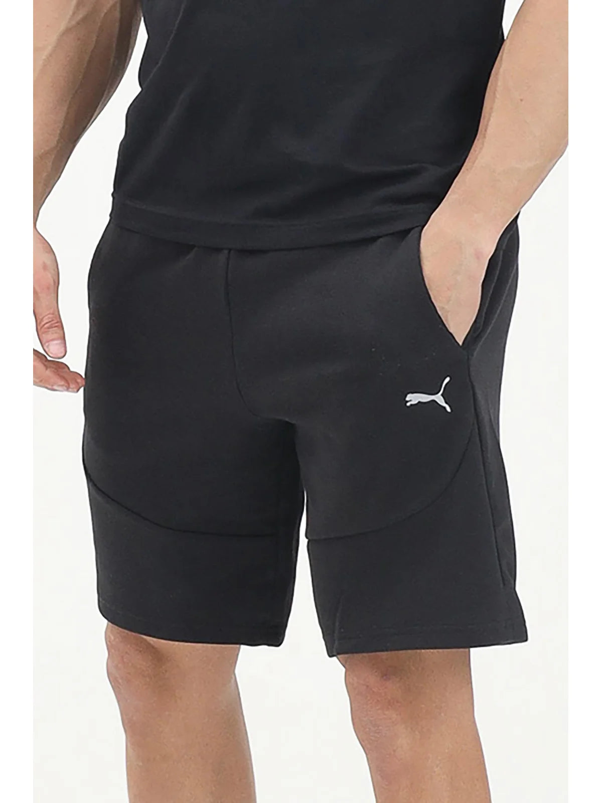 Puma Bermuda Cotone Poliestere - Nero