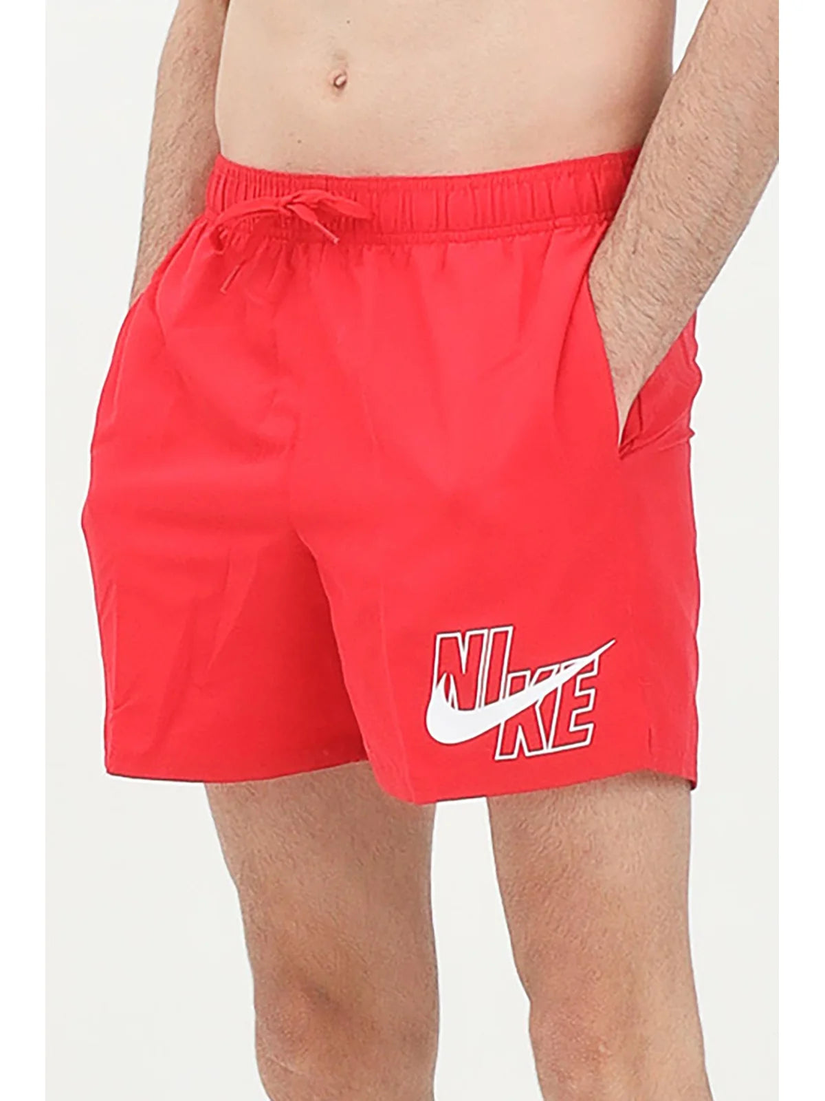 Nike Polyester Swim Trunks - Red