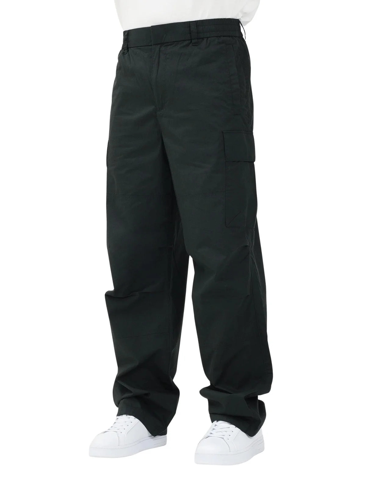 Armani Exchange Cotton Cargo Trousers - Green