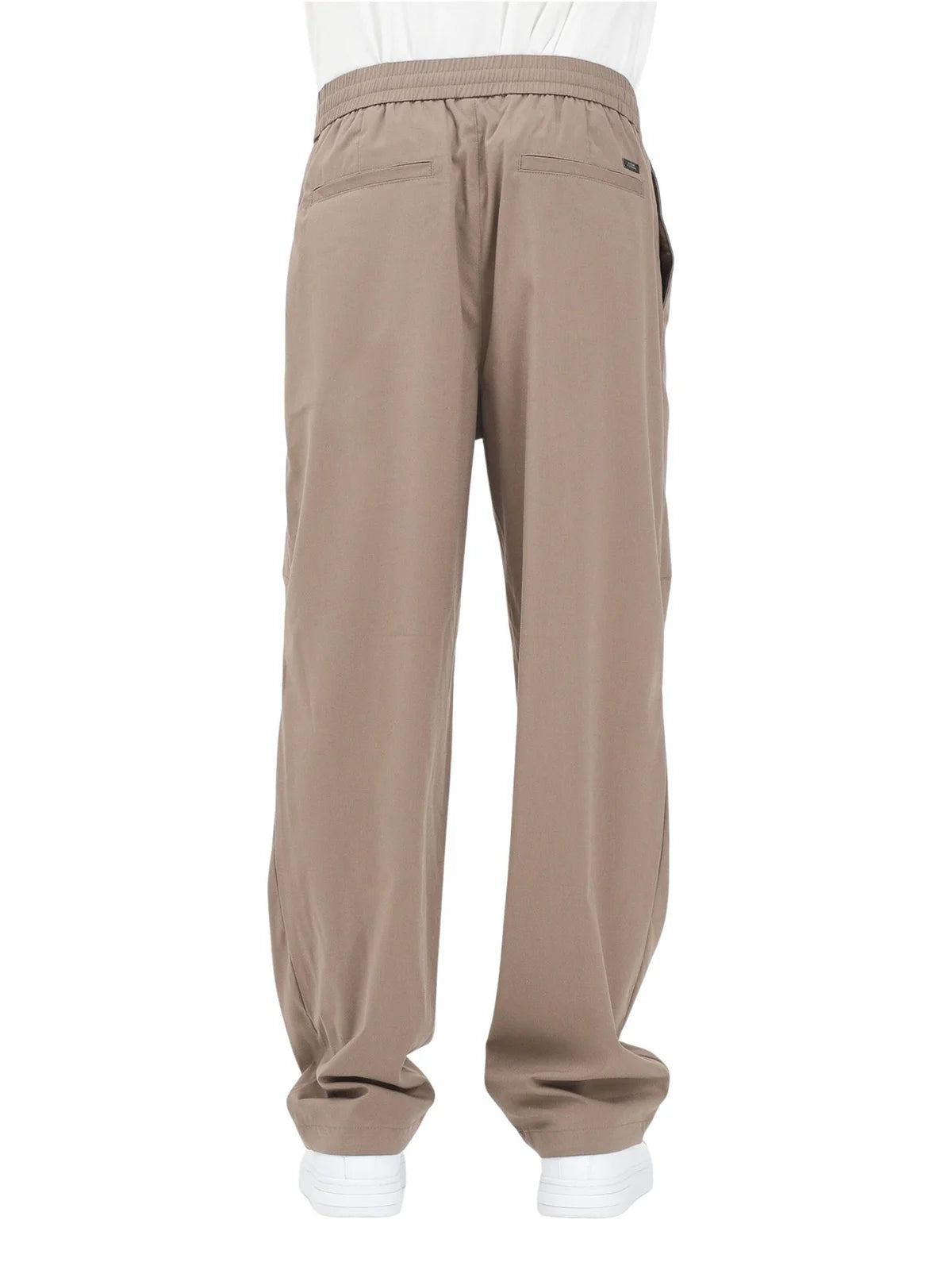 Armani Exchange Pantaloni Poliestere Viscosa Stretch - Grigio