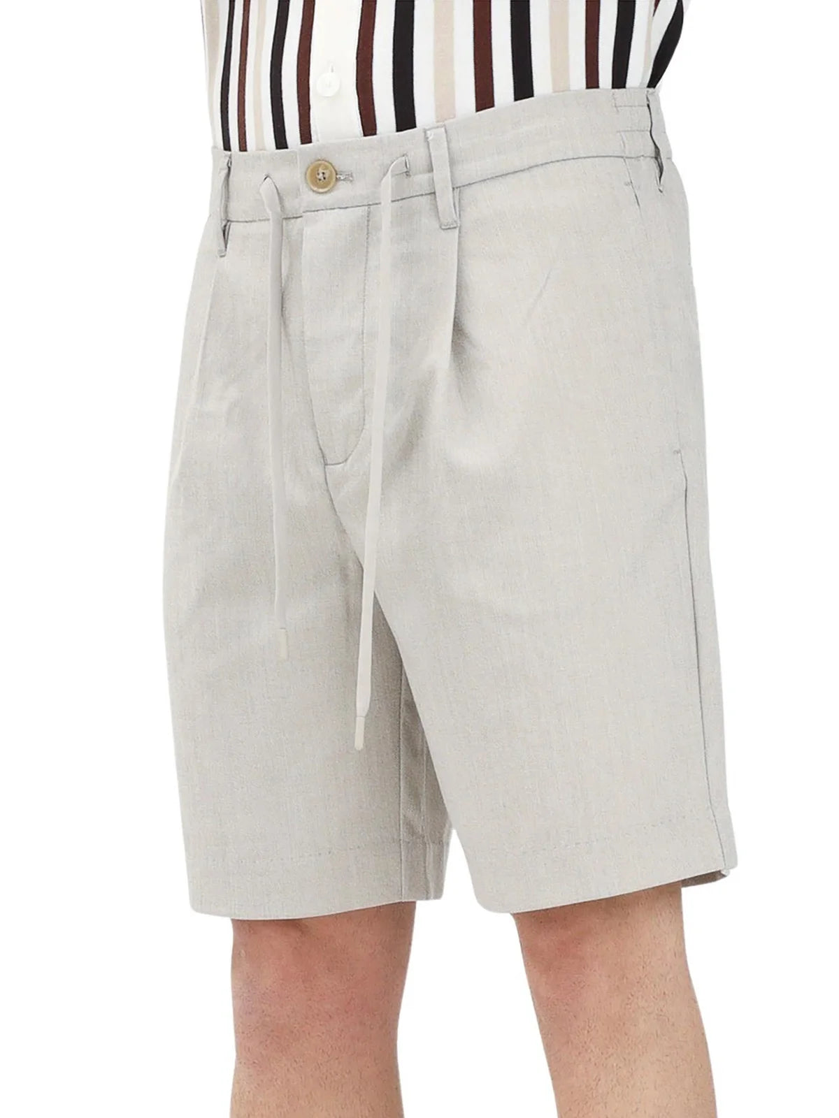 Selected Bermuda Poliestere Viscosa Stretch - Grigio