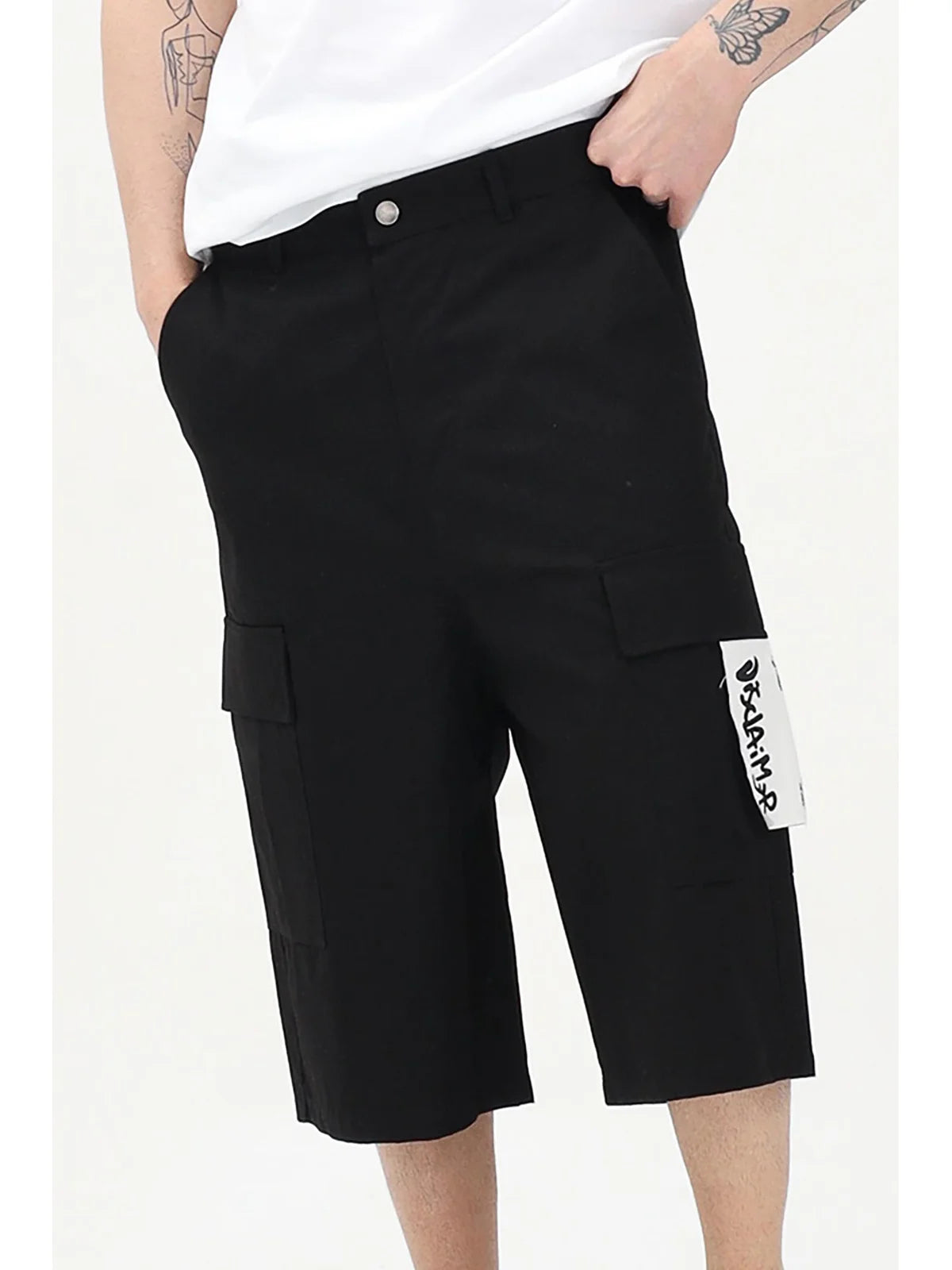 Disclaimer Bermuda Cotone - Nero