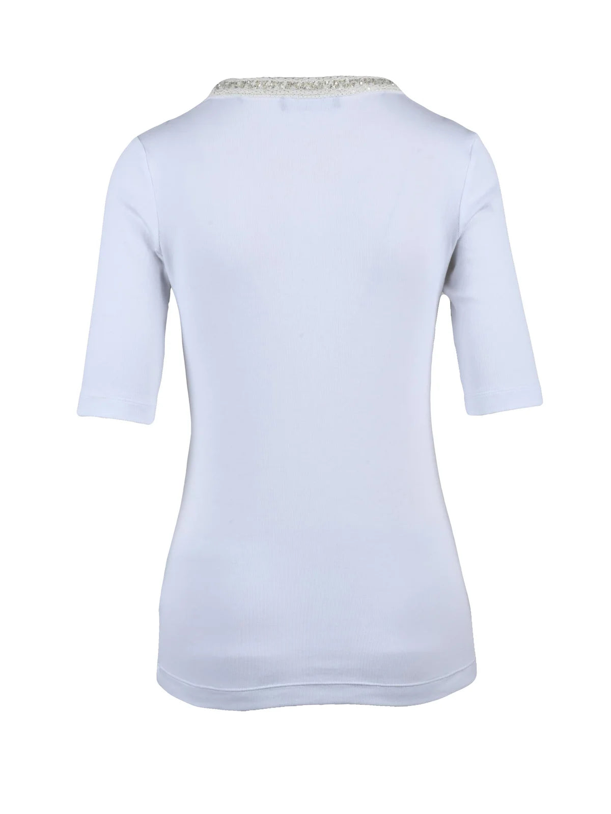 Fabiana Filippi T-shirt Cotone Stretch - Bianco