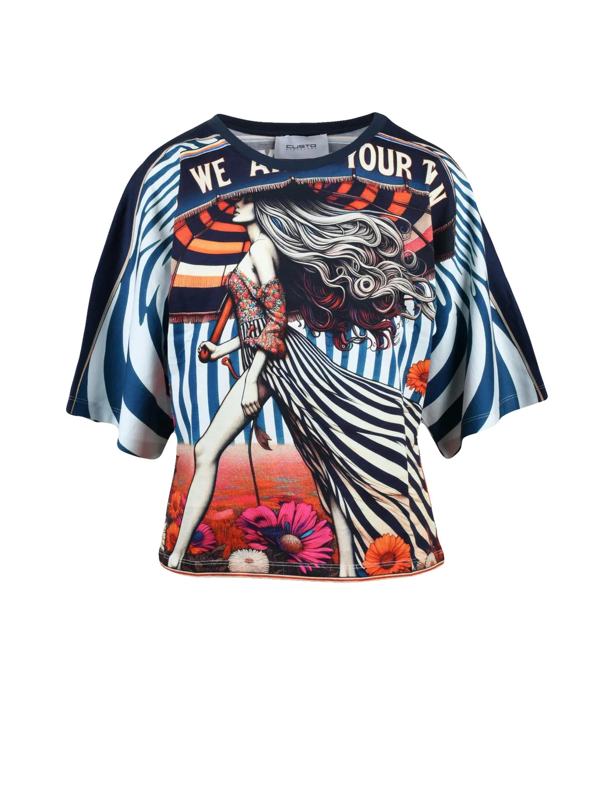 Custo Barcelona T-shirt Cotone - Blu