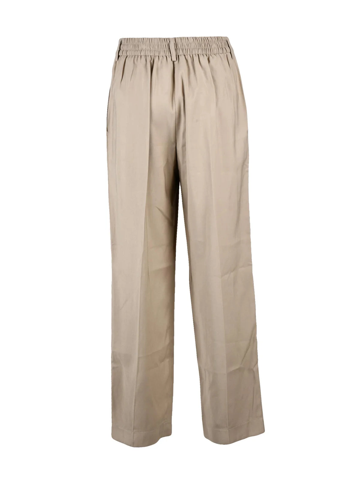 Kaos Pantalone Vita Alta - Beige