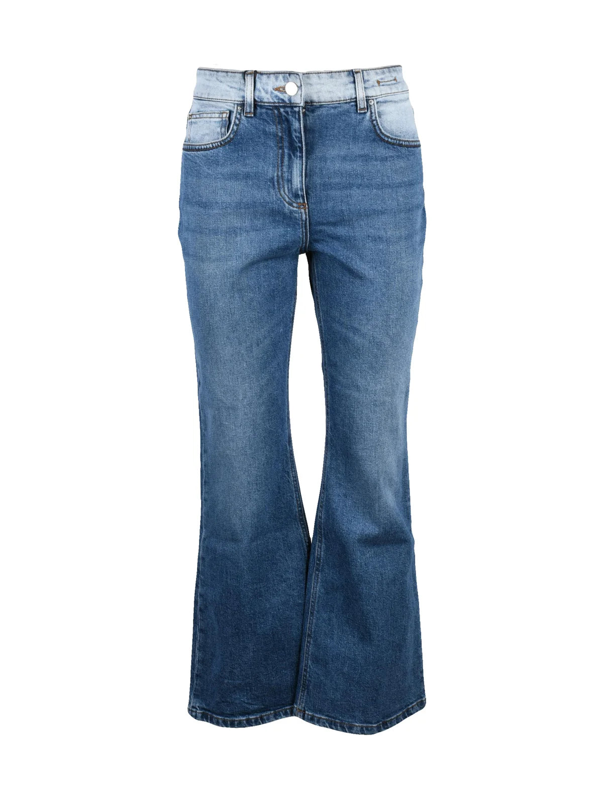 Marella Jeans Crop Stretch - Blu