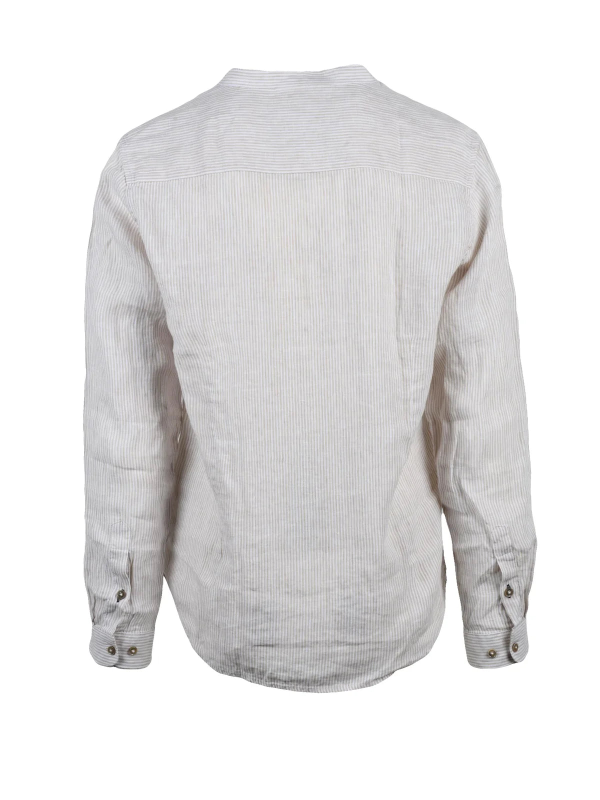 Gianni Lupo Camicia Lino - Bianco/Beige