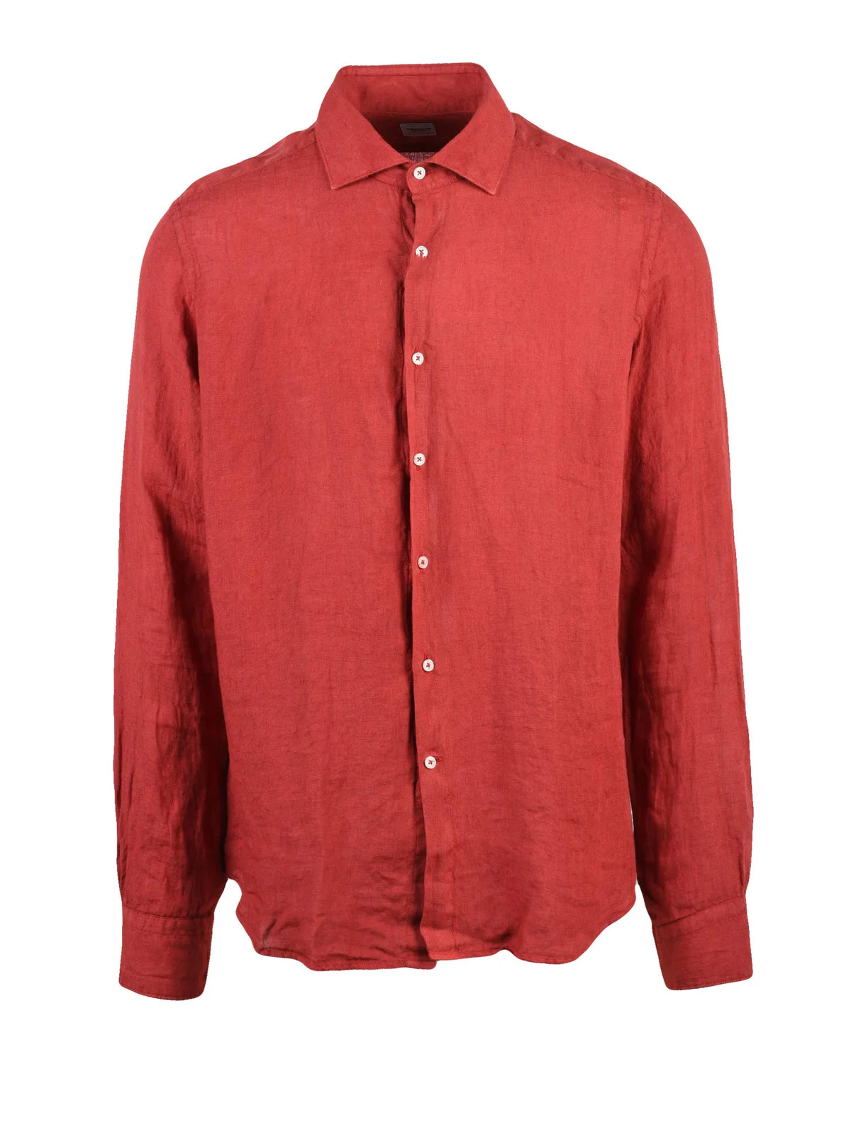 Tirinzoni Milano Camicia Lino - Rosso