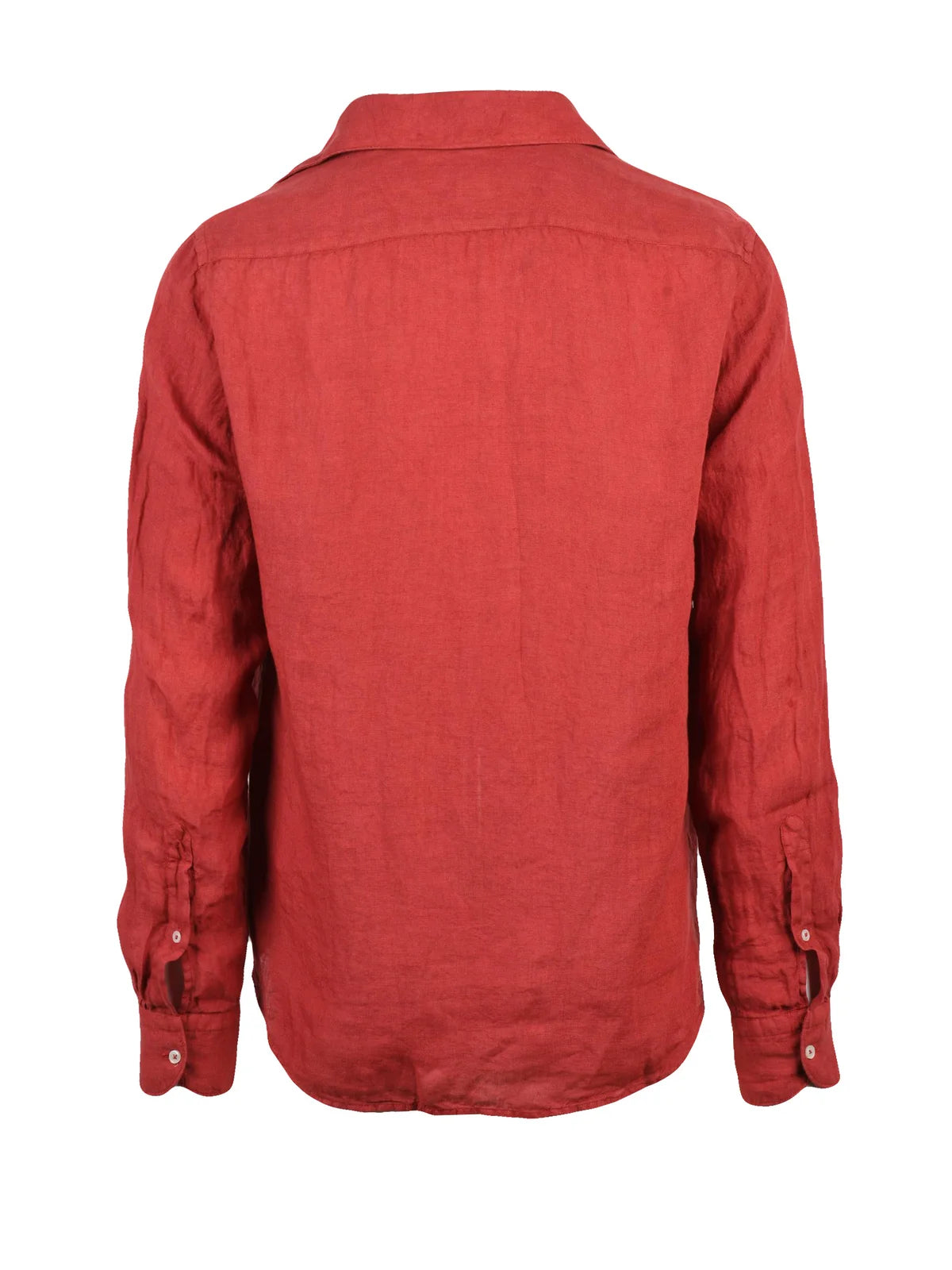 Tirinzoni Milano Camicia Lino - Rosso