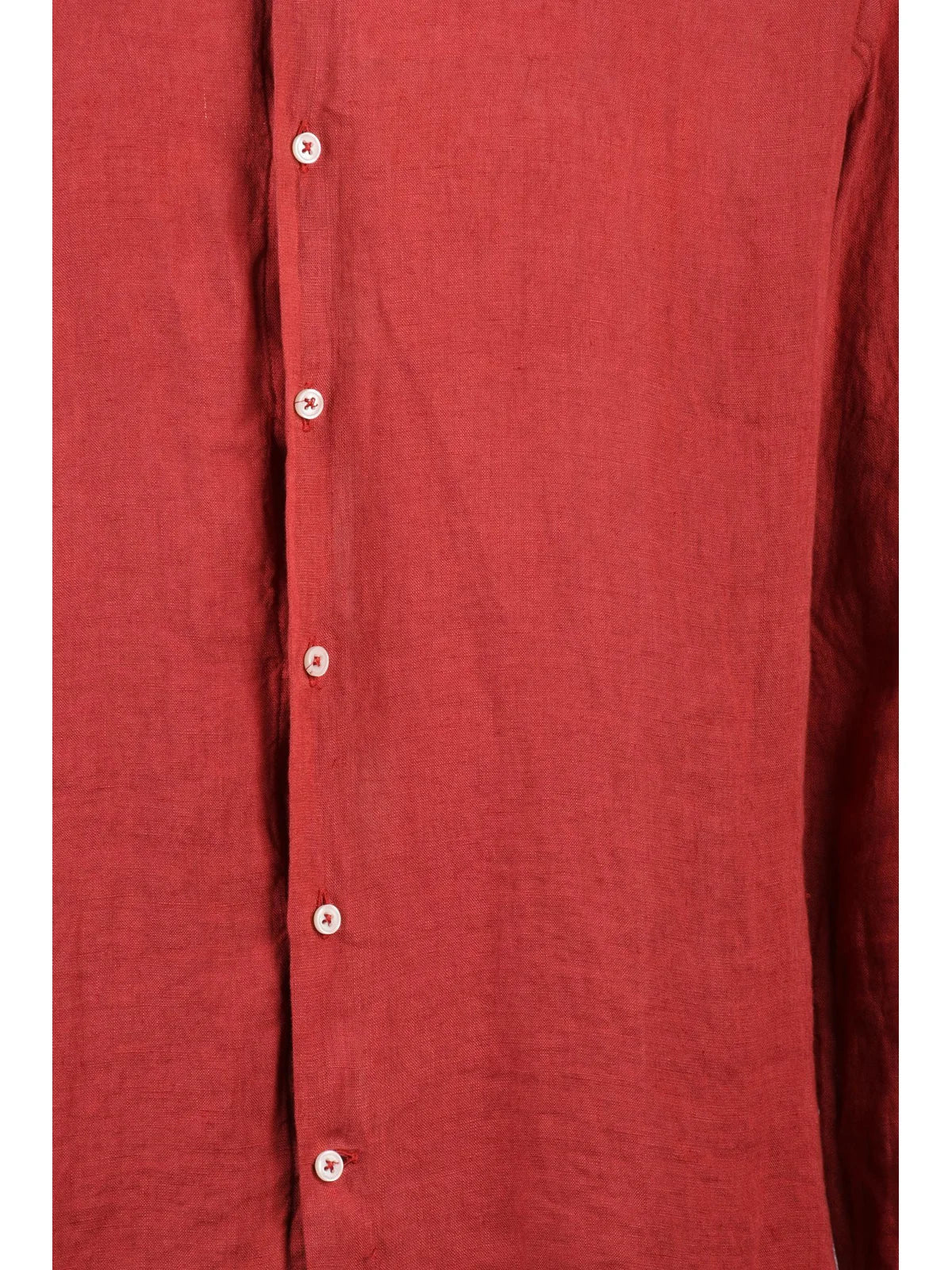 Tirinzoni Milano Camicia Lino - Rosso