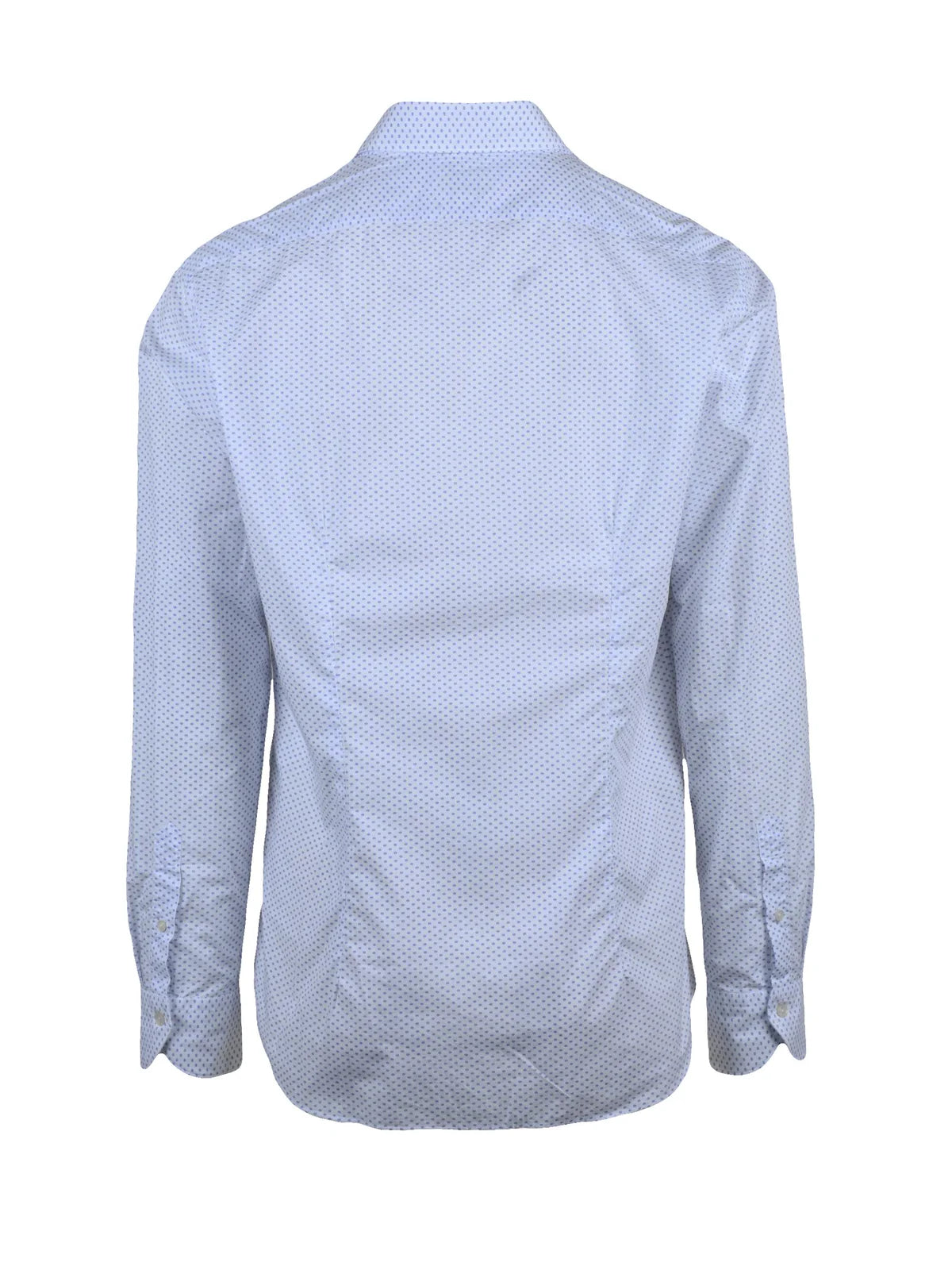 Xacus Camicia Cotone - Bianco/Azzurro