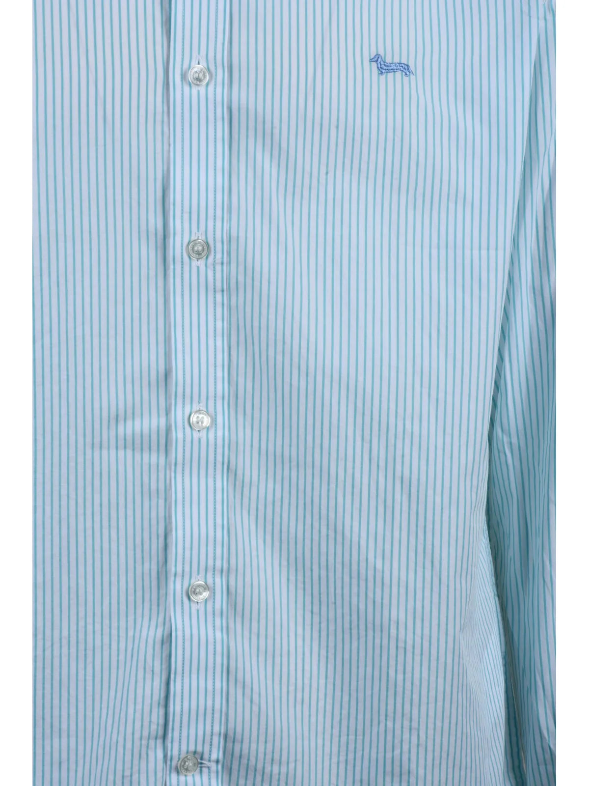 Harmont&Blaine Striped Shirt - White/Green
