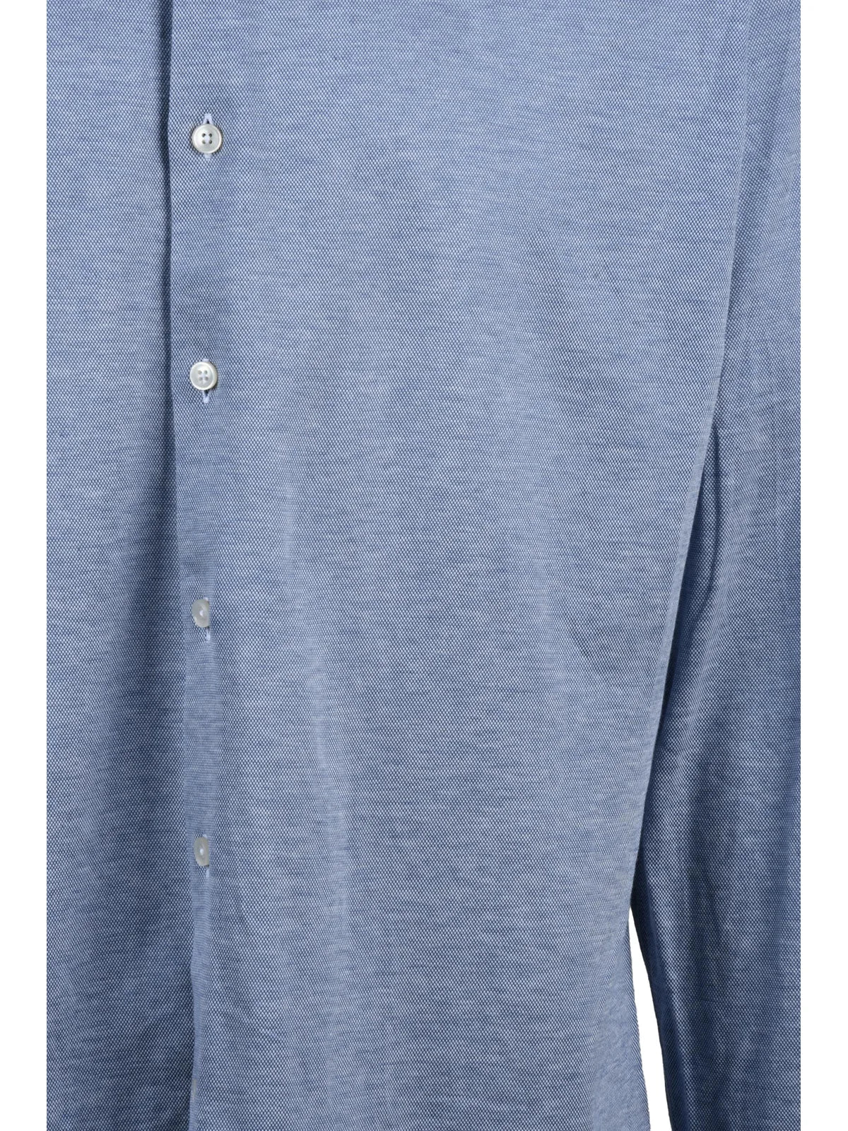 Xacus Camicia Cotone Lyocell - Blu