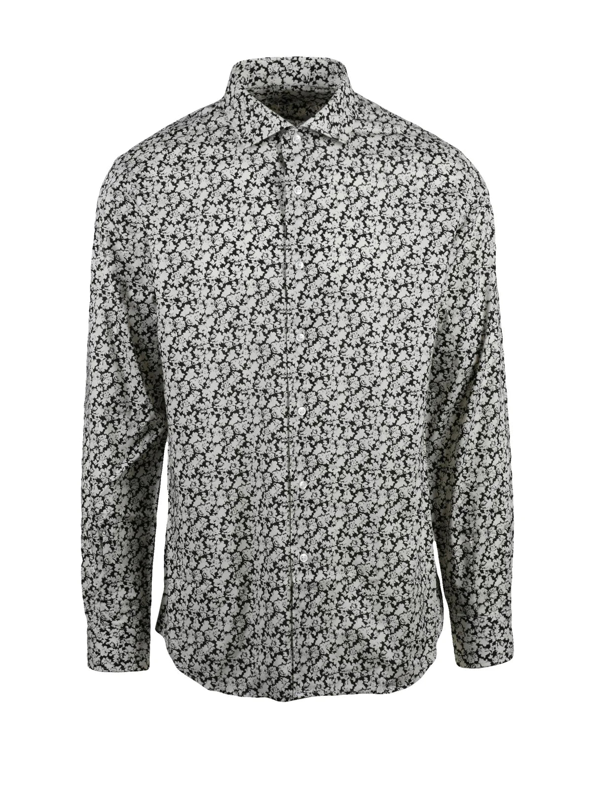 Marcus Camicia Cotone - Marrone/Beige