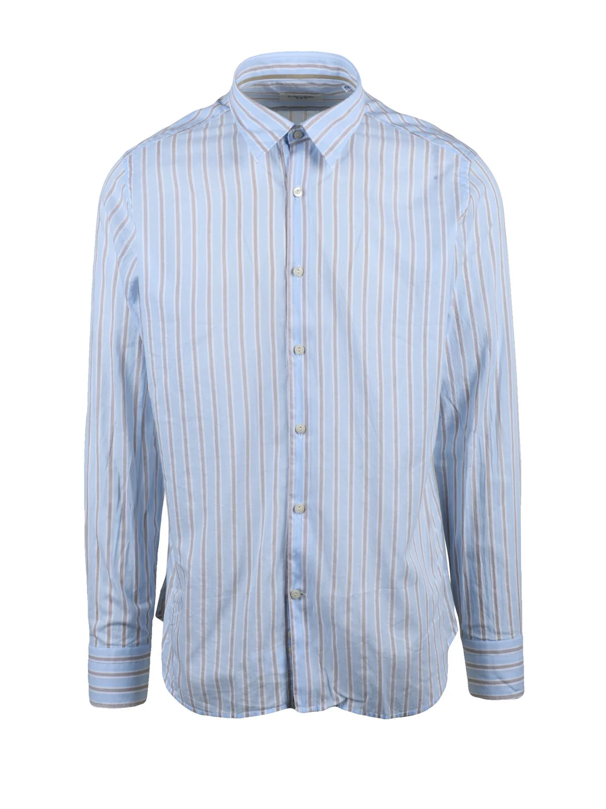 Tintoria Mattei 954 Camicia Bicolore - Cipria/Nero