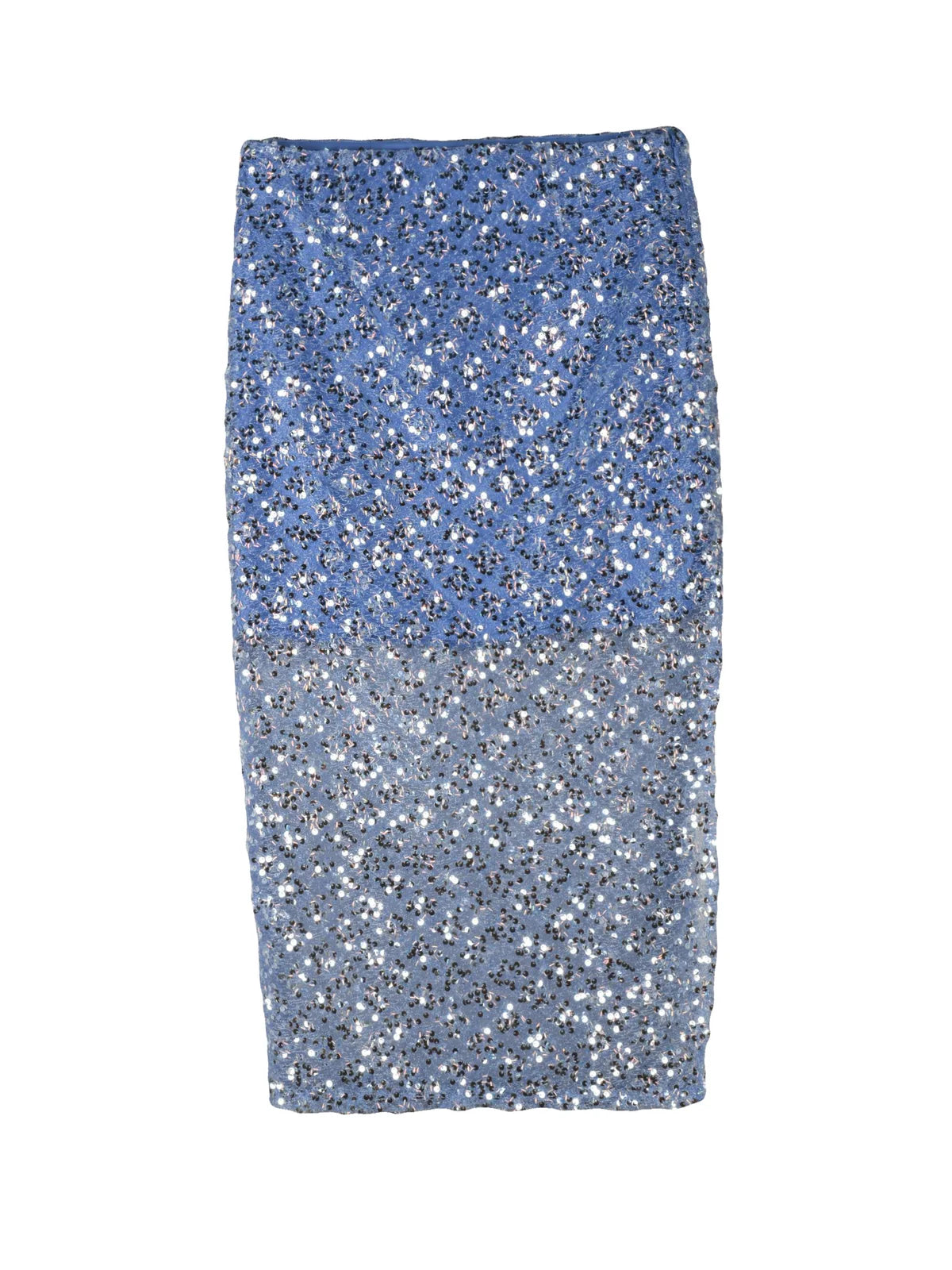 Marella Sport Gonna Paillettes Total - Silver/Light Blue