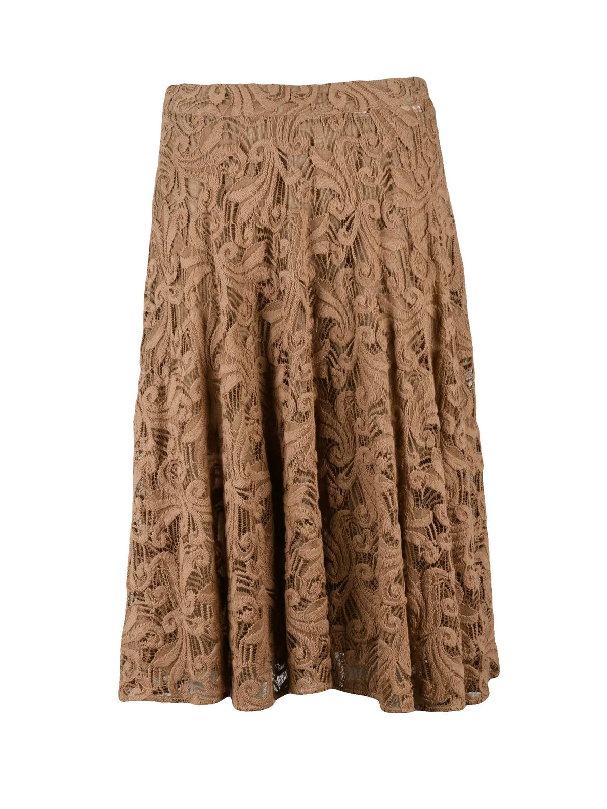 Max Mara Studio Gonna Tilde Longuette - Marrone