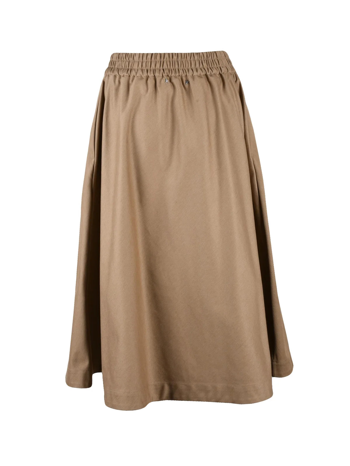 Golden Goose Gonna a Ruota Morena Cotone Elastan Poliestere - Beige