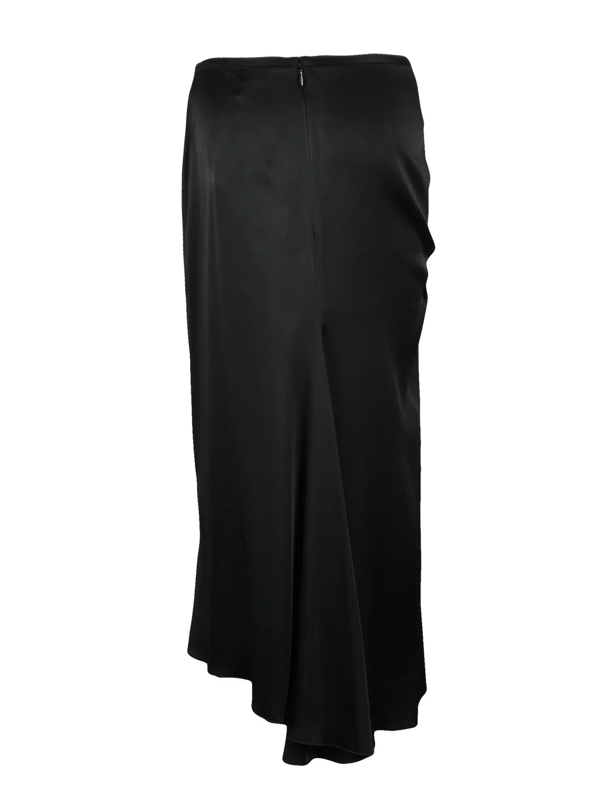 Victoria Beckham Gonna Lunga Satin - Nero