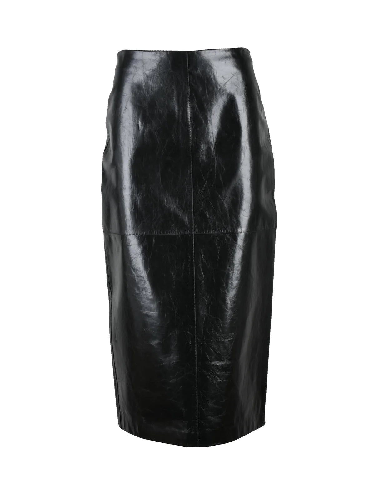 Sportmax Gonna Pelle Donna - Nero