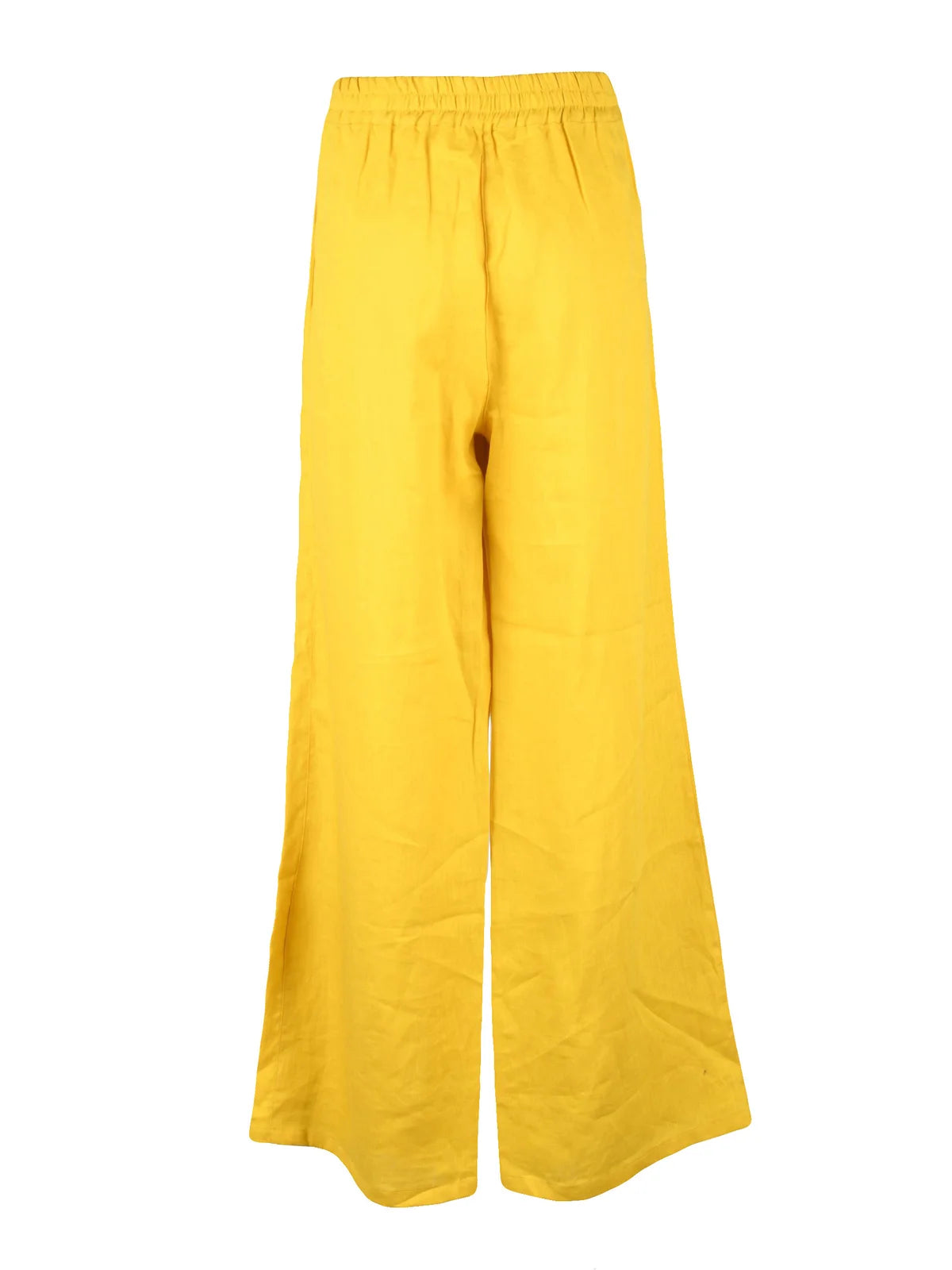 Diana Gallesi Pantalone Lino Donna - Giallo