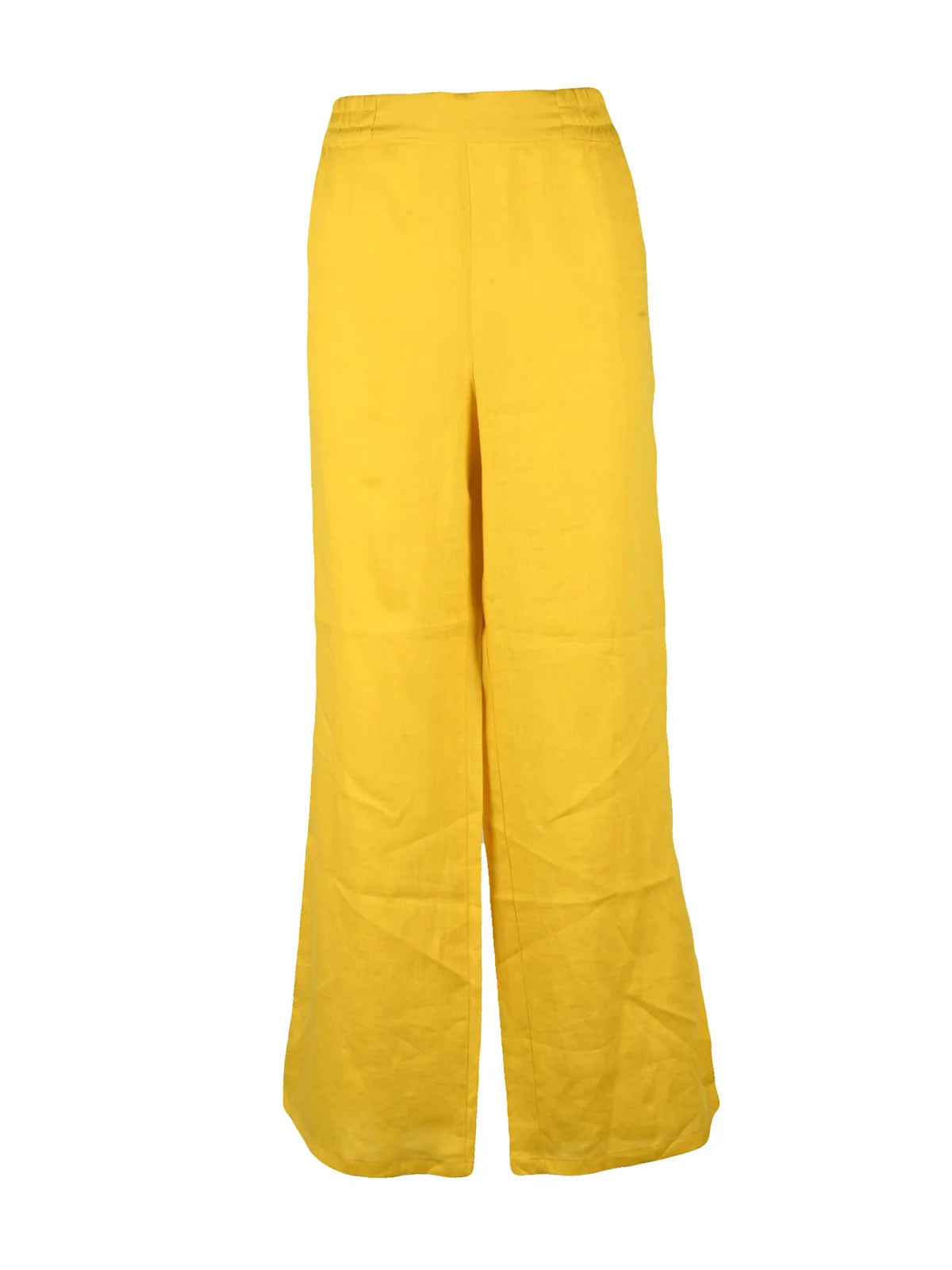 Diana Gallesi Pantalone Lino Donna - Giallo