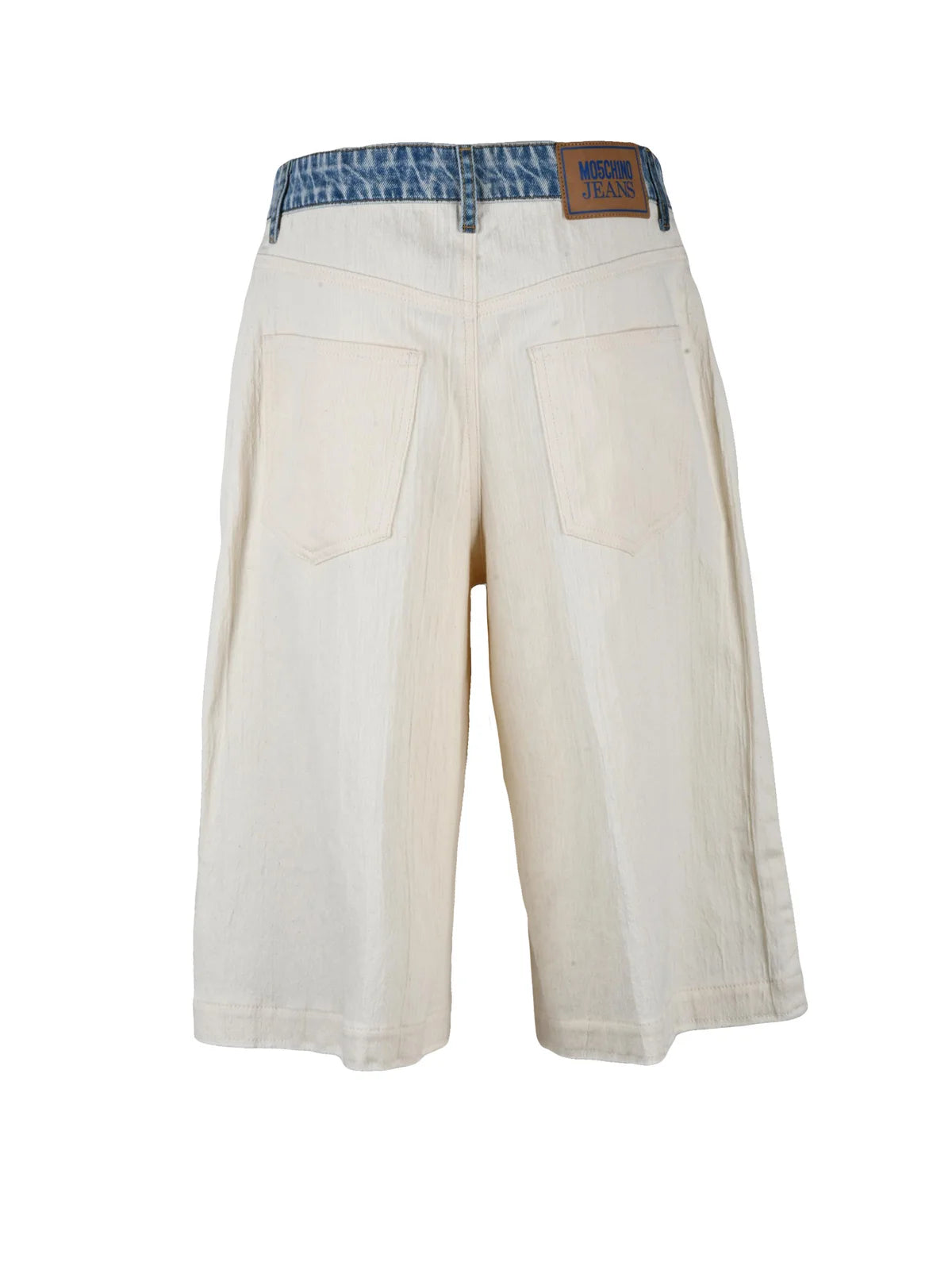 Mo5ch1no Jeans Bermuda Blu/Bianco