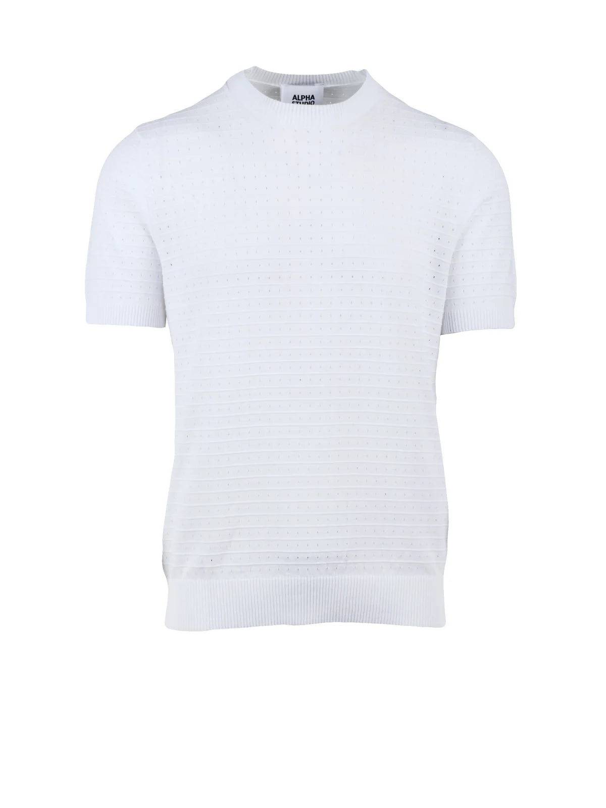 Alpha Studio Maglione Girocollo Bianco