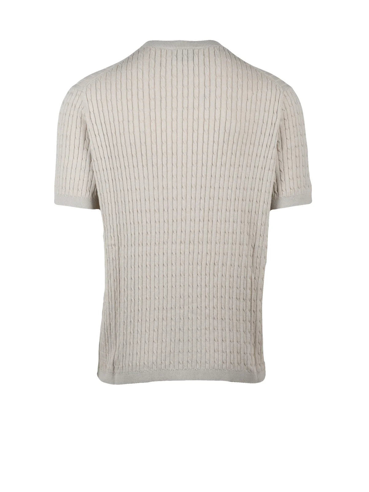 Alpha Studio Maglioncino Girocollo Trecce - Beige