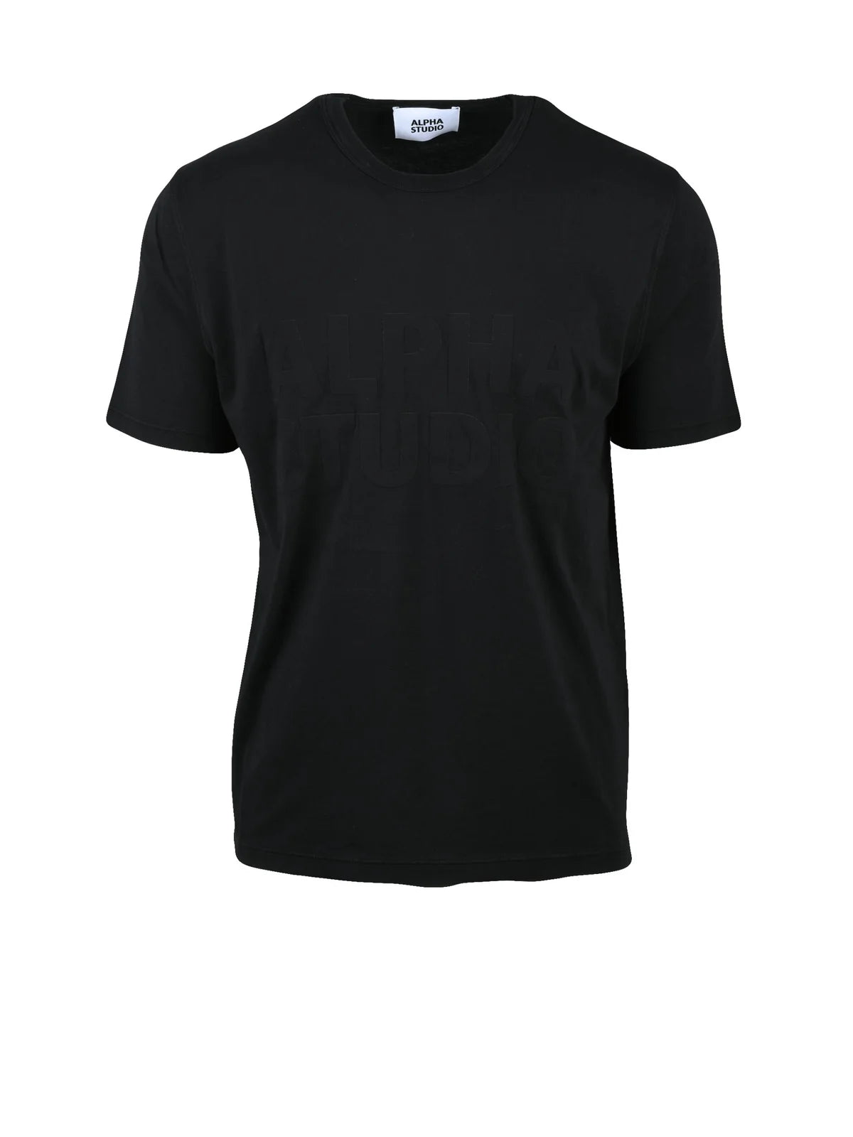 Alpha Studio T-shirt Girocollo - Nero