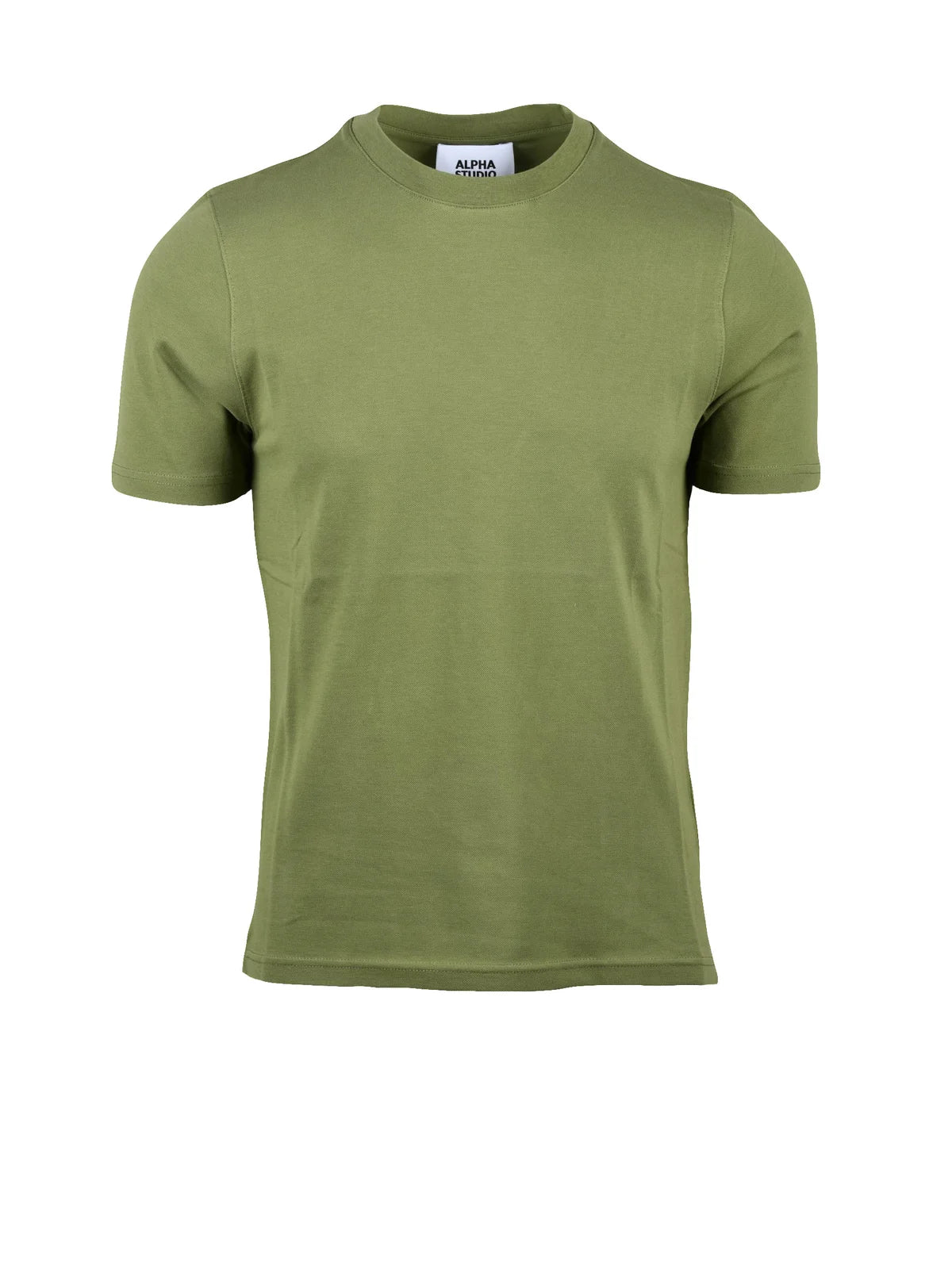 Alpha Studio T-shirt Stretch - Verde Militare
