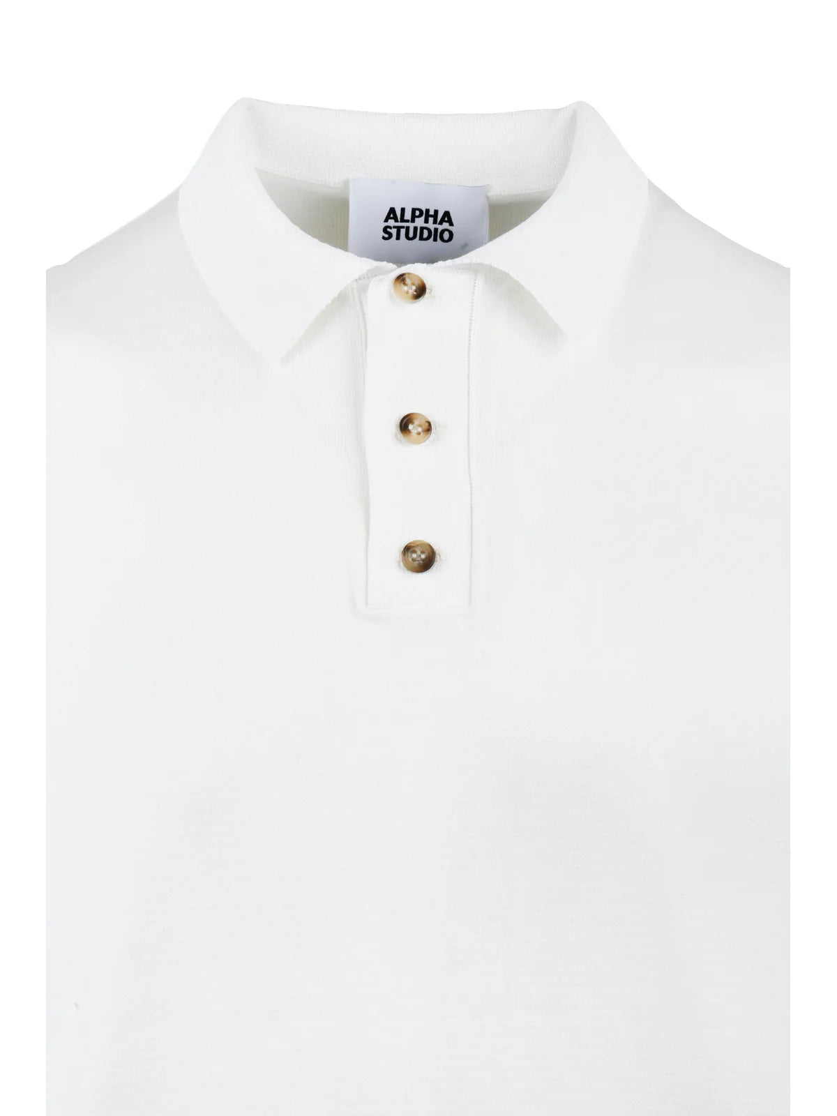 Alpha Studio Polo Shirt - White