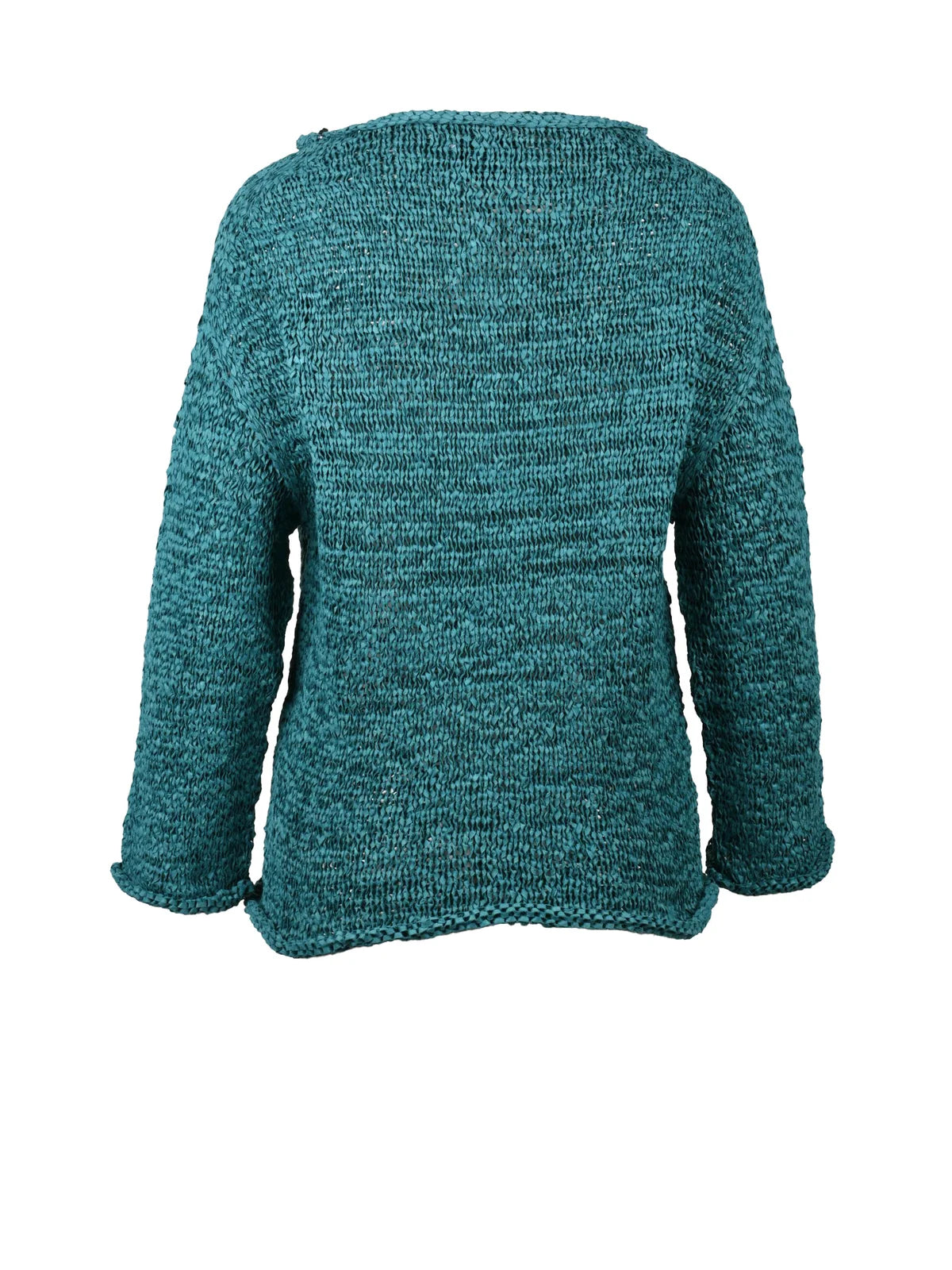 Alpha Studio Maglia Nastro Intrecciato Barchetta - Verde