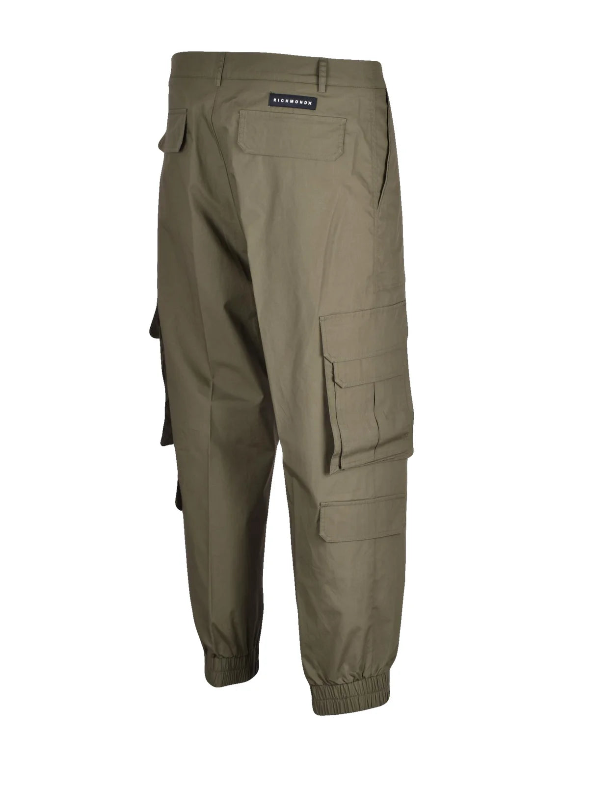 Richmond X Pantalone Cargo Cotone - Verde Militare