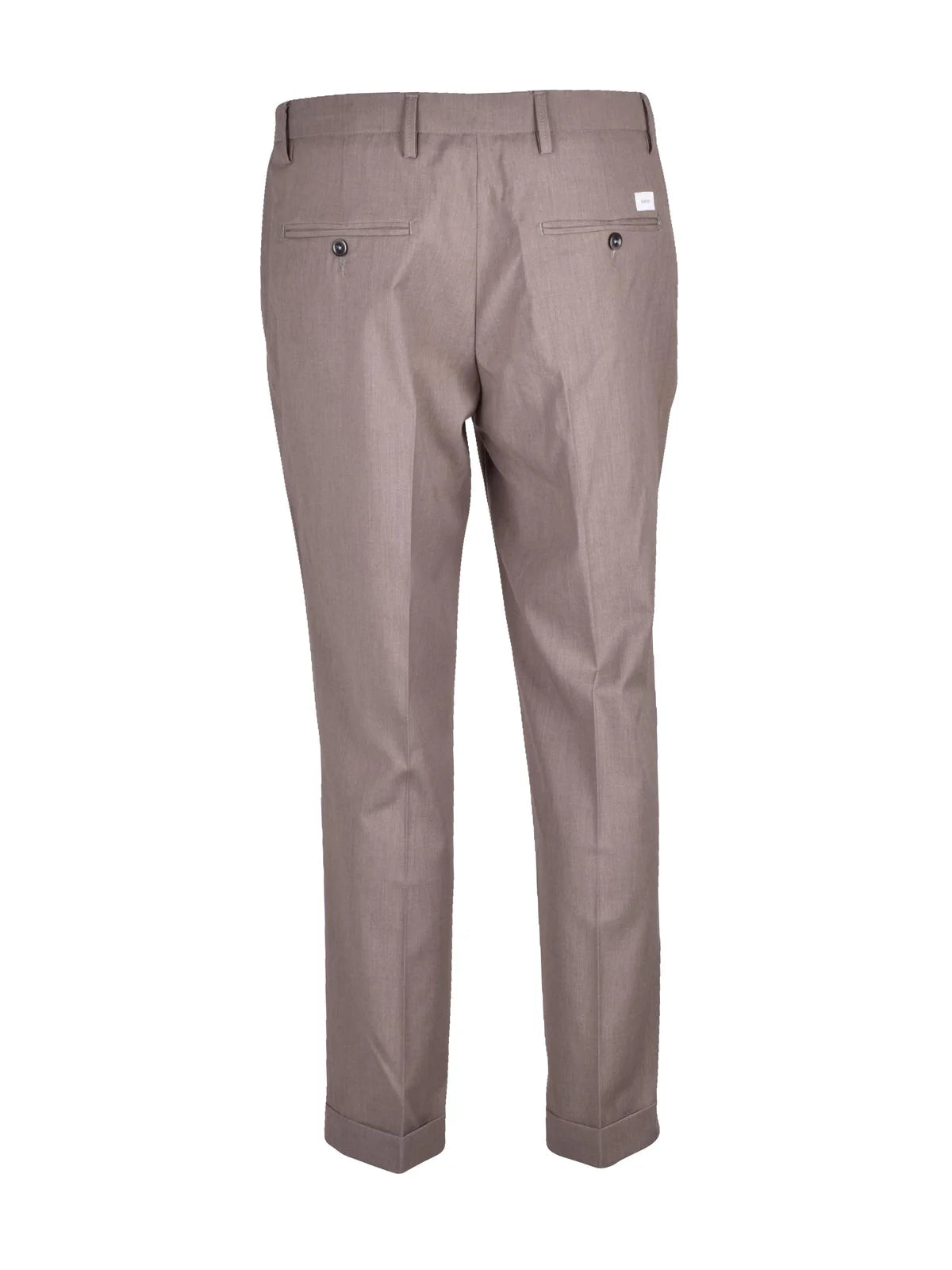 Barbati Pantalone Classico con Pinces - Taupe