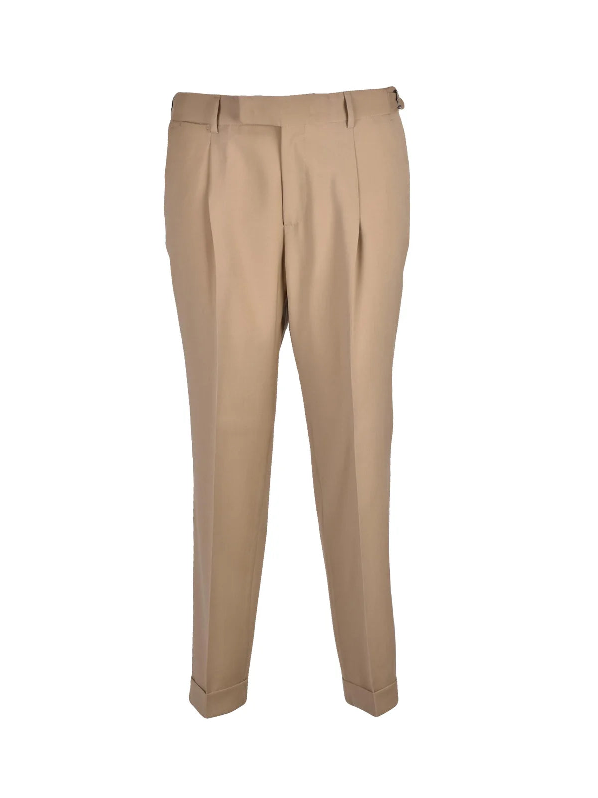 Paoloni Pantalone Lana Vergine Classico - Beige